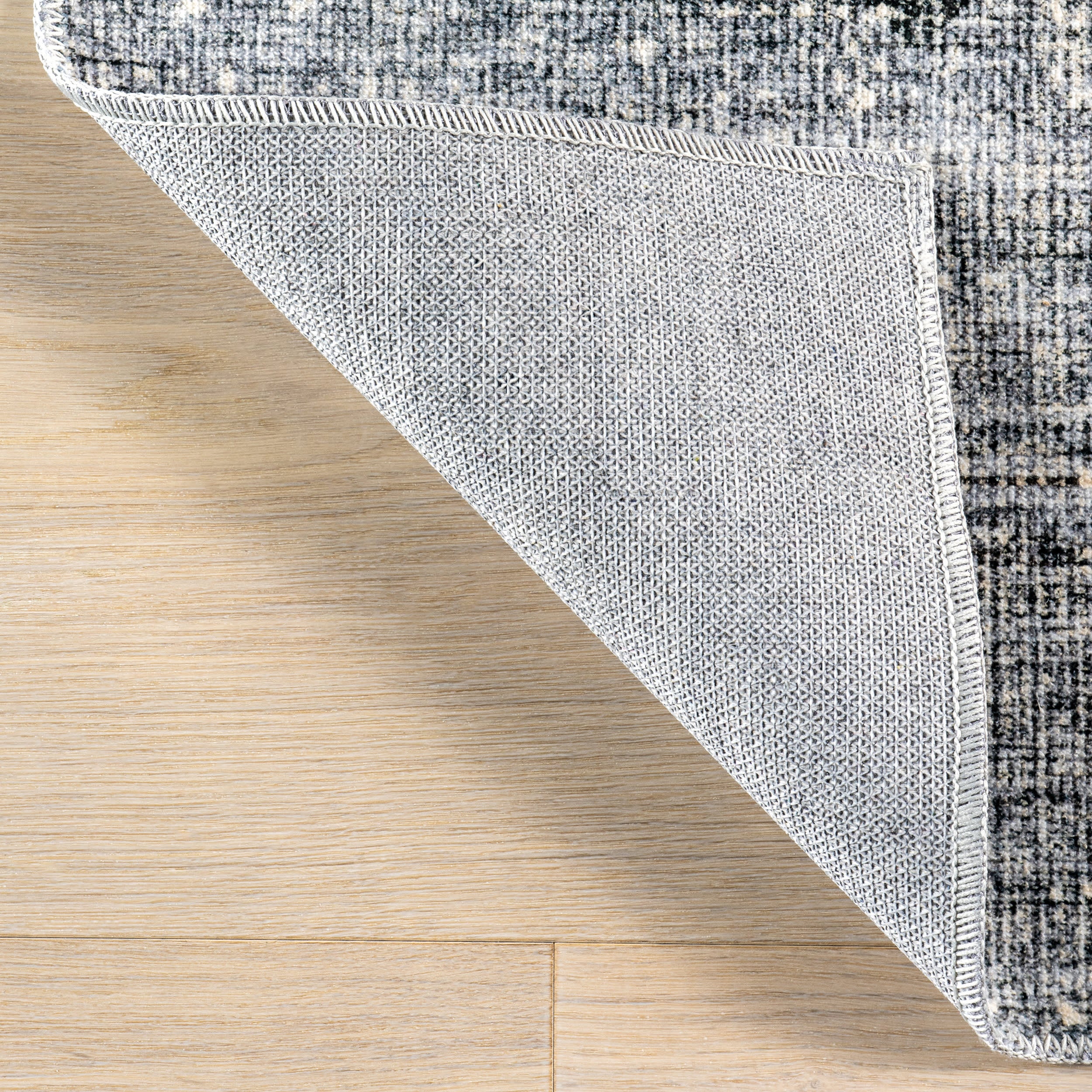 Sagebrush Geometric Washable Rug | Grey - Image 6