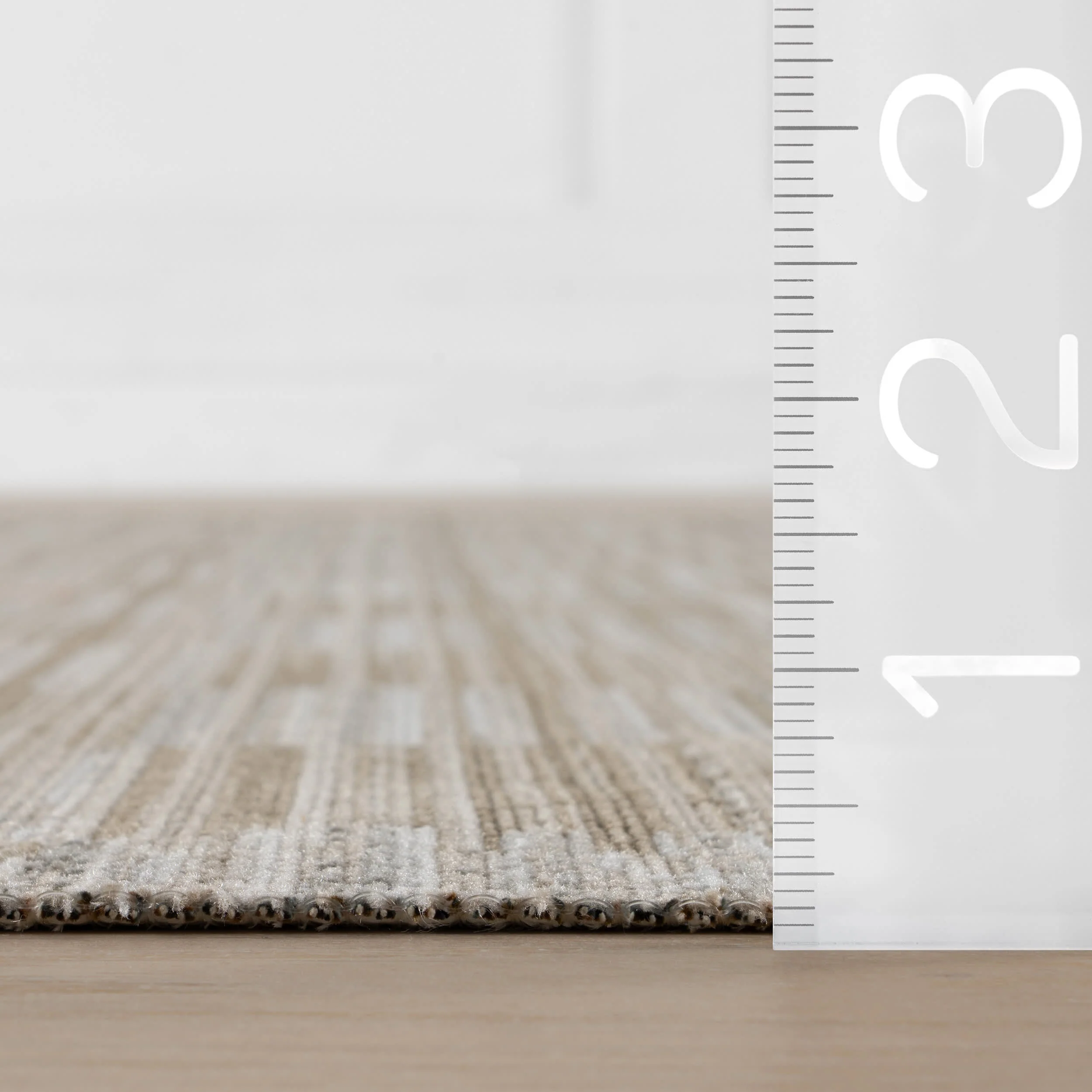 Sahari Modern Woven Striped Indoor/Outdoor Washable Rug | Brown - Image 5