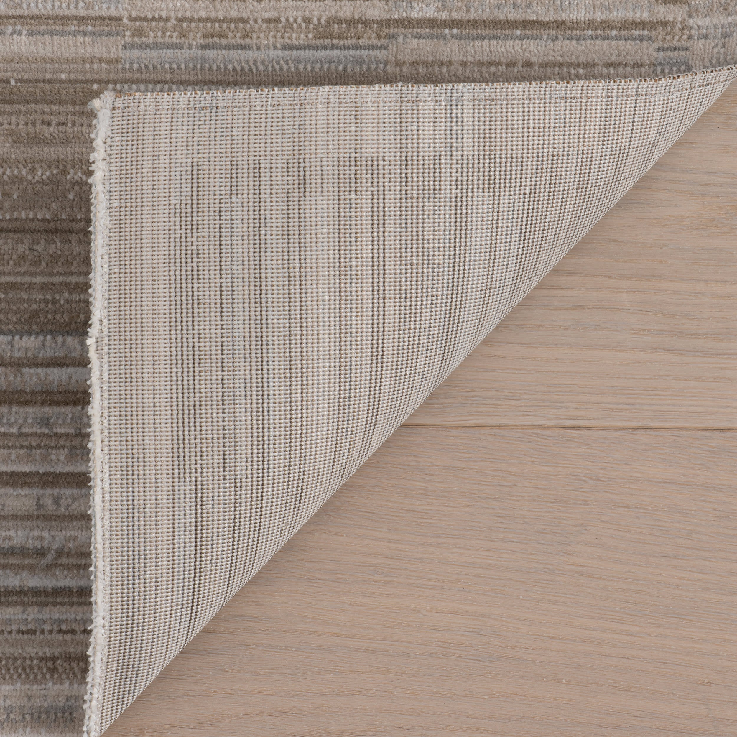 Sahari Modern Woven Striped Indoor/Outdoor Washable Rug | Brown - Image 6
