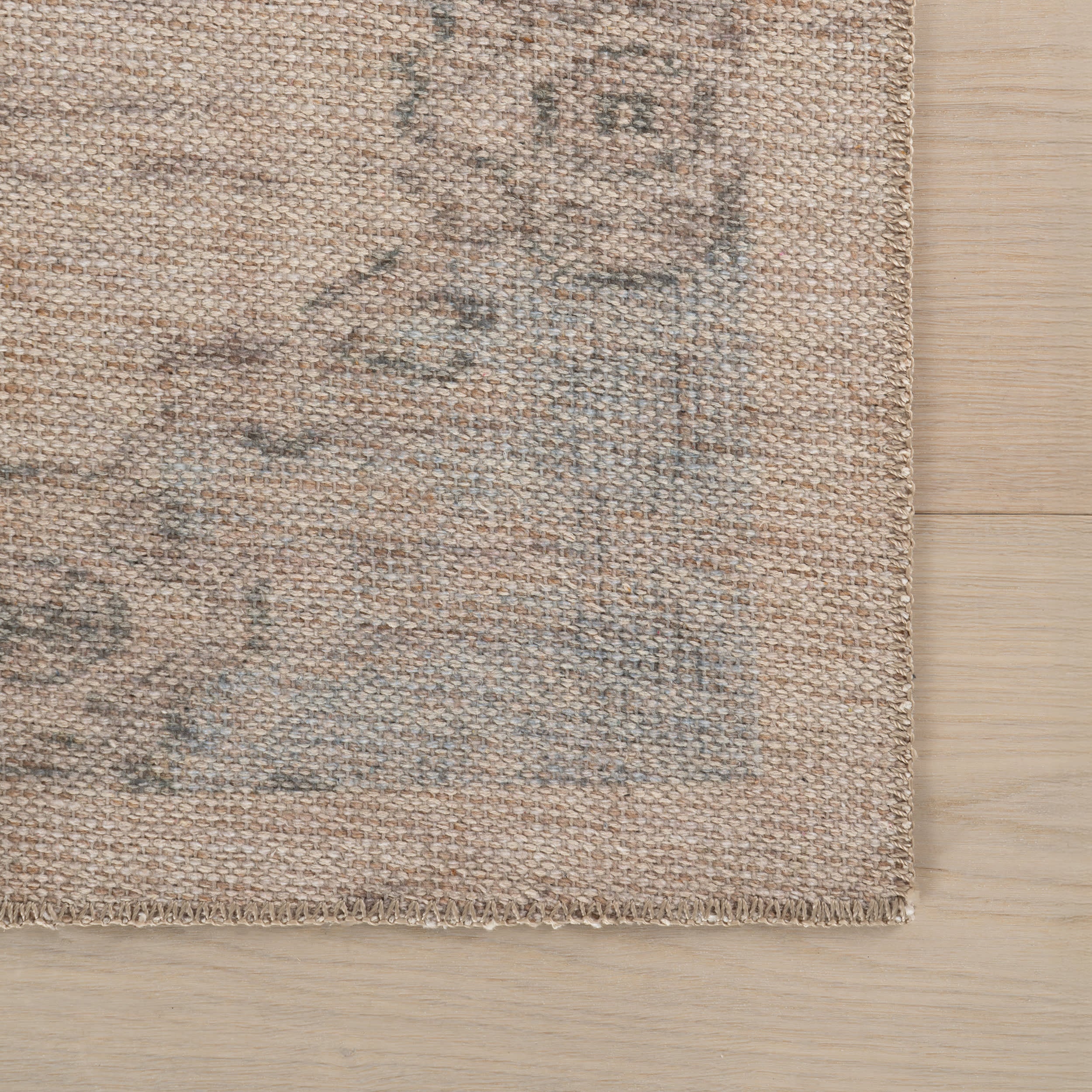 Sahi Traditional Diamond Washable Rug | Blue - Image 4