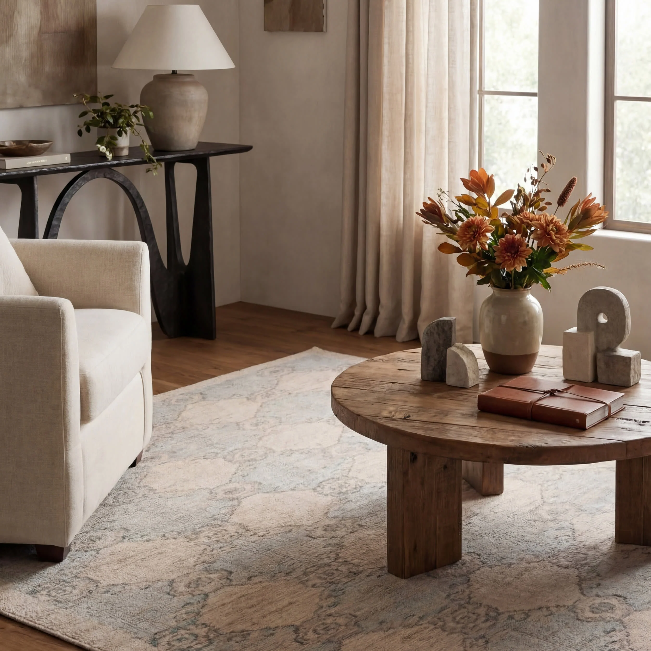 Sahi Traditional Diamond Washable Rug | Blue - Image 5
