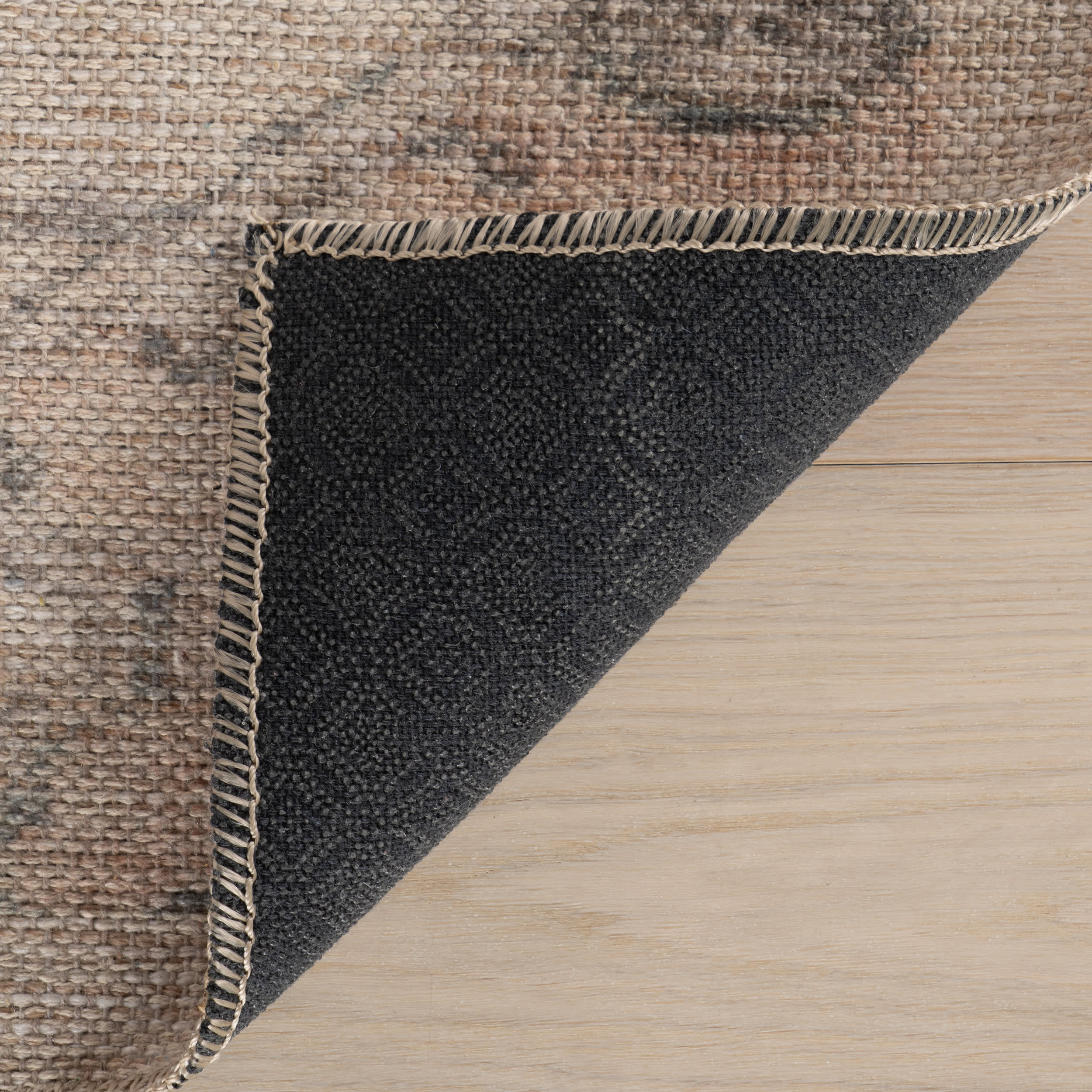 Sahi Traditional Diamond Washable Rug | Peach - Image 8