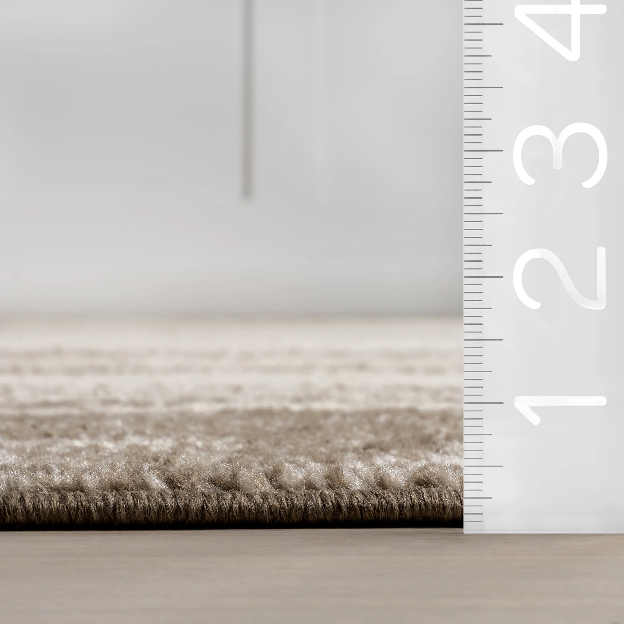Saida Bordered Rug | Brown - Image 6