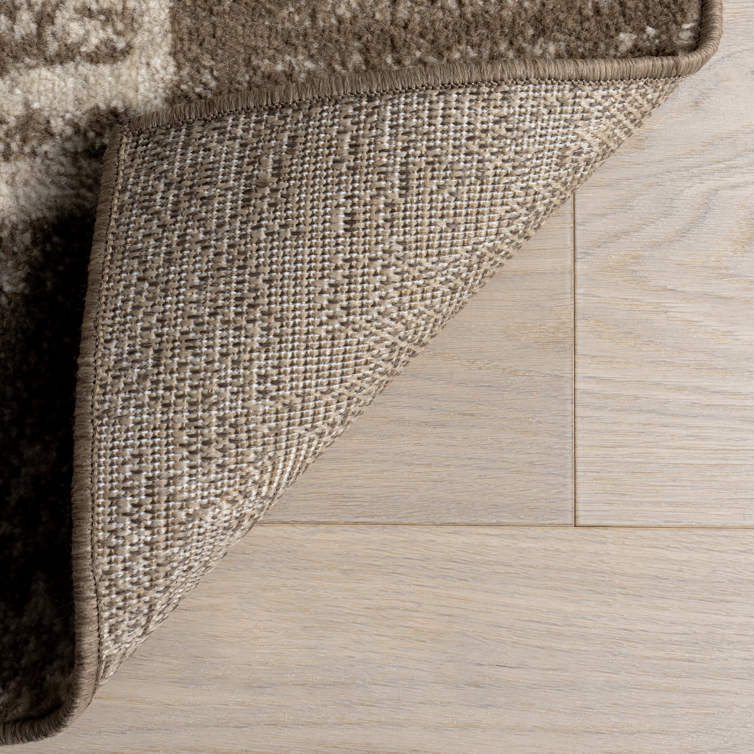 Saida Bordered Rug | Brown - Image 7
