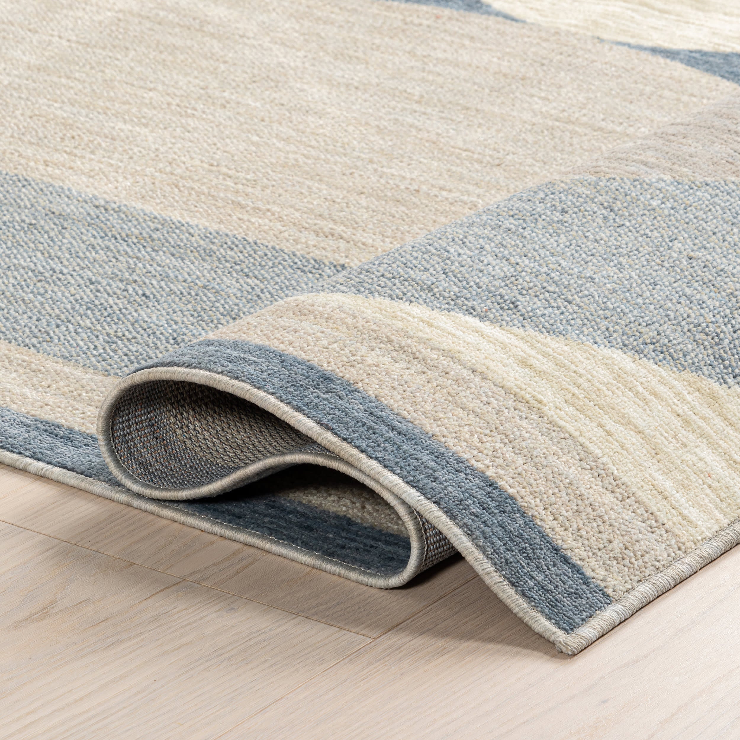 Salia Renewed Moons Rug | Blue - Image 9