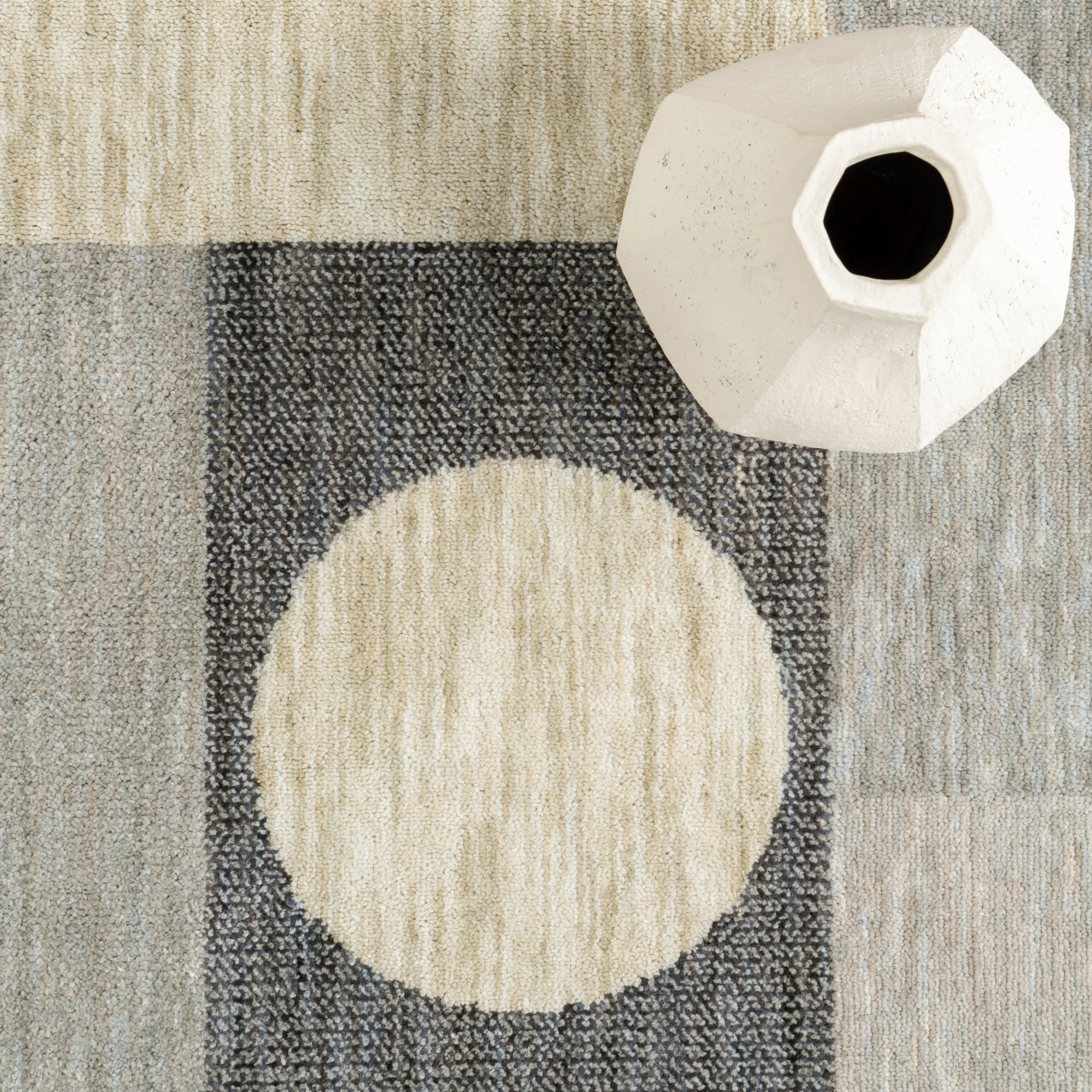 Salia Renewed Moons Rug | Dark Grey - Image 7