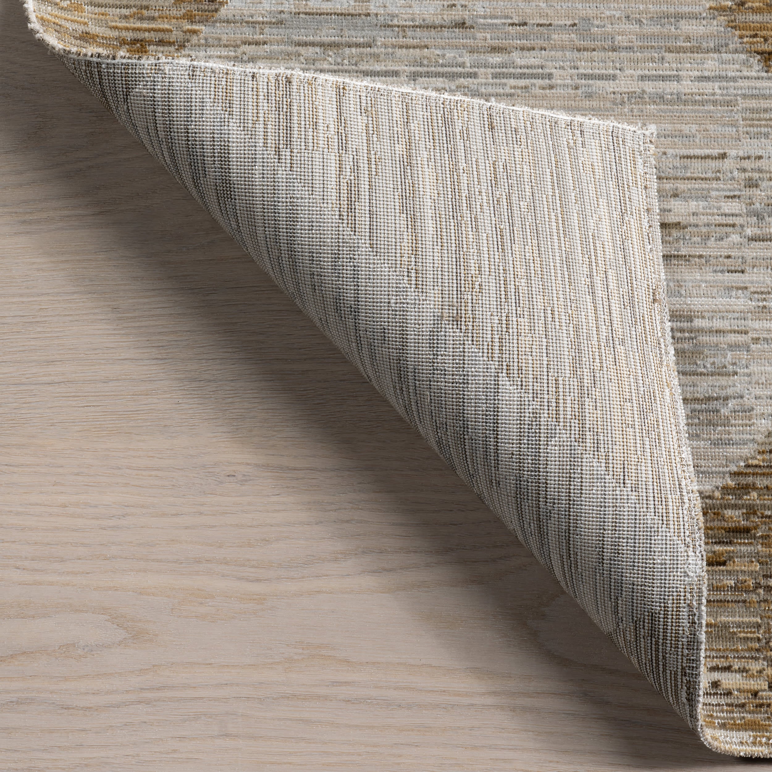 Sallie Diamond Boho Indoor/Outdoor Washable Rug | Beige - Image 7