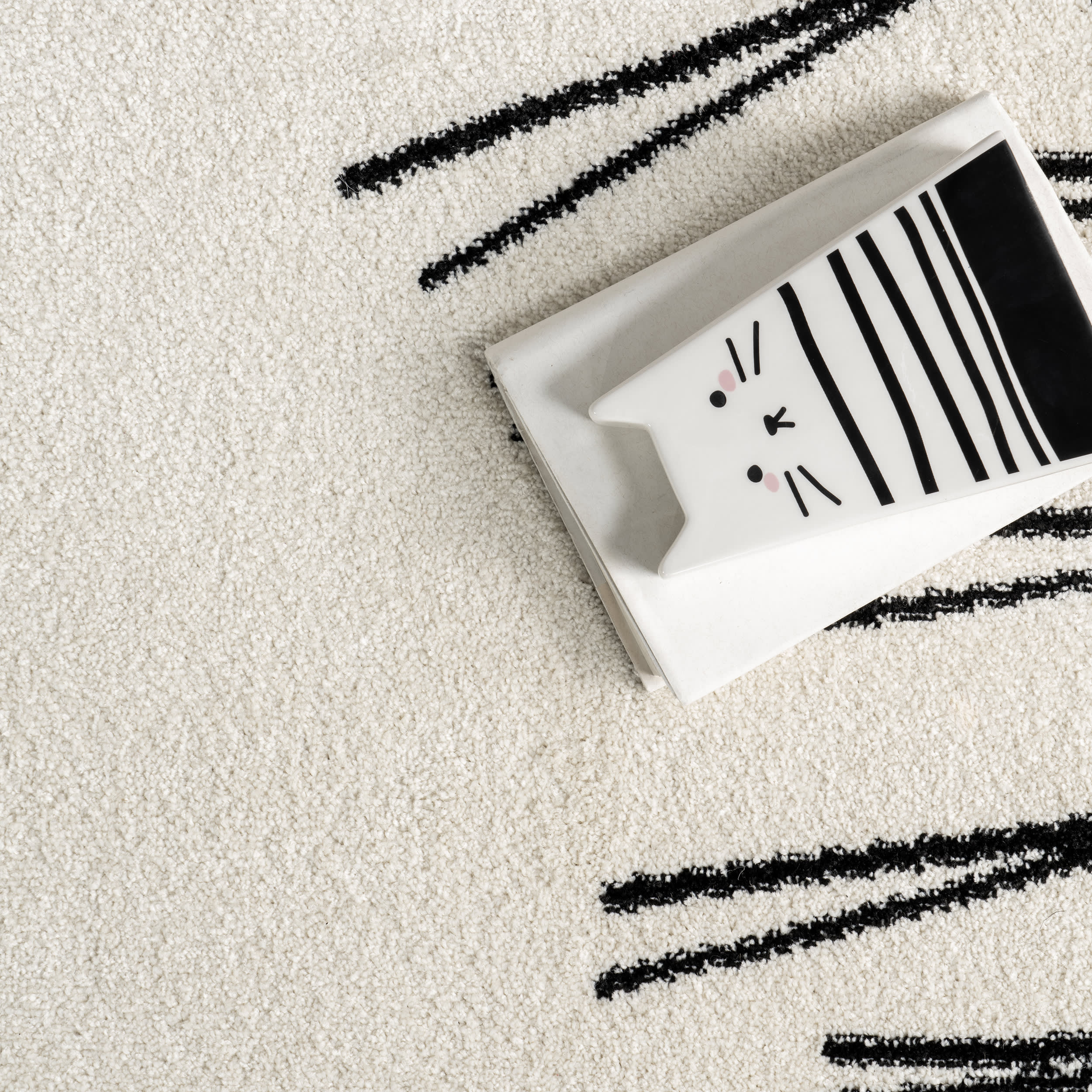 Sami Kids Hedgehog Rug | Off-White - Image 7