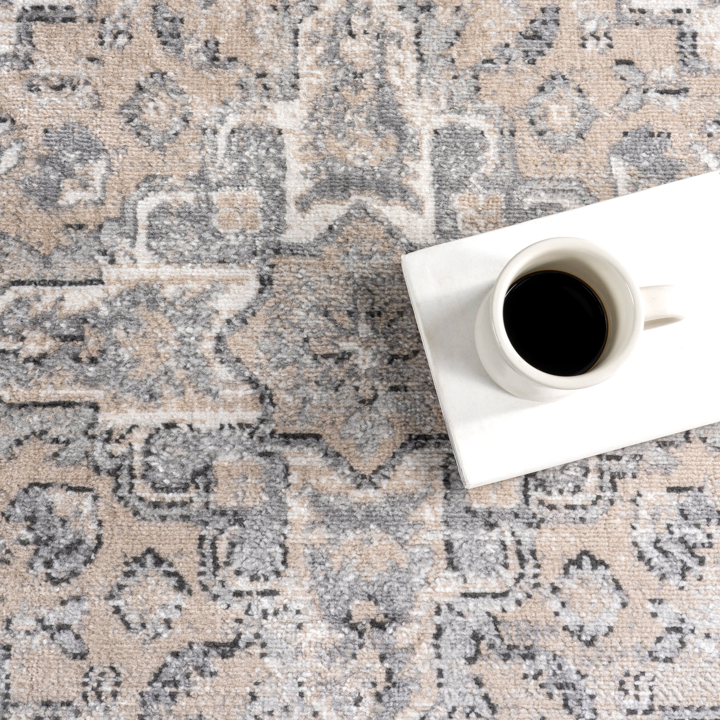 Samira Medallion Rug | Beige - Image 8