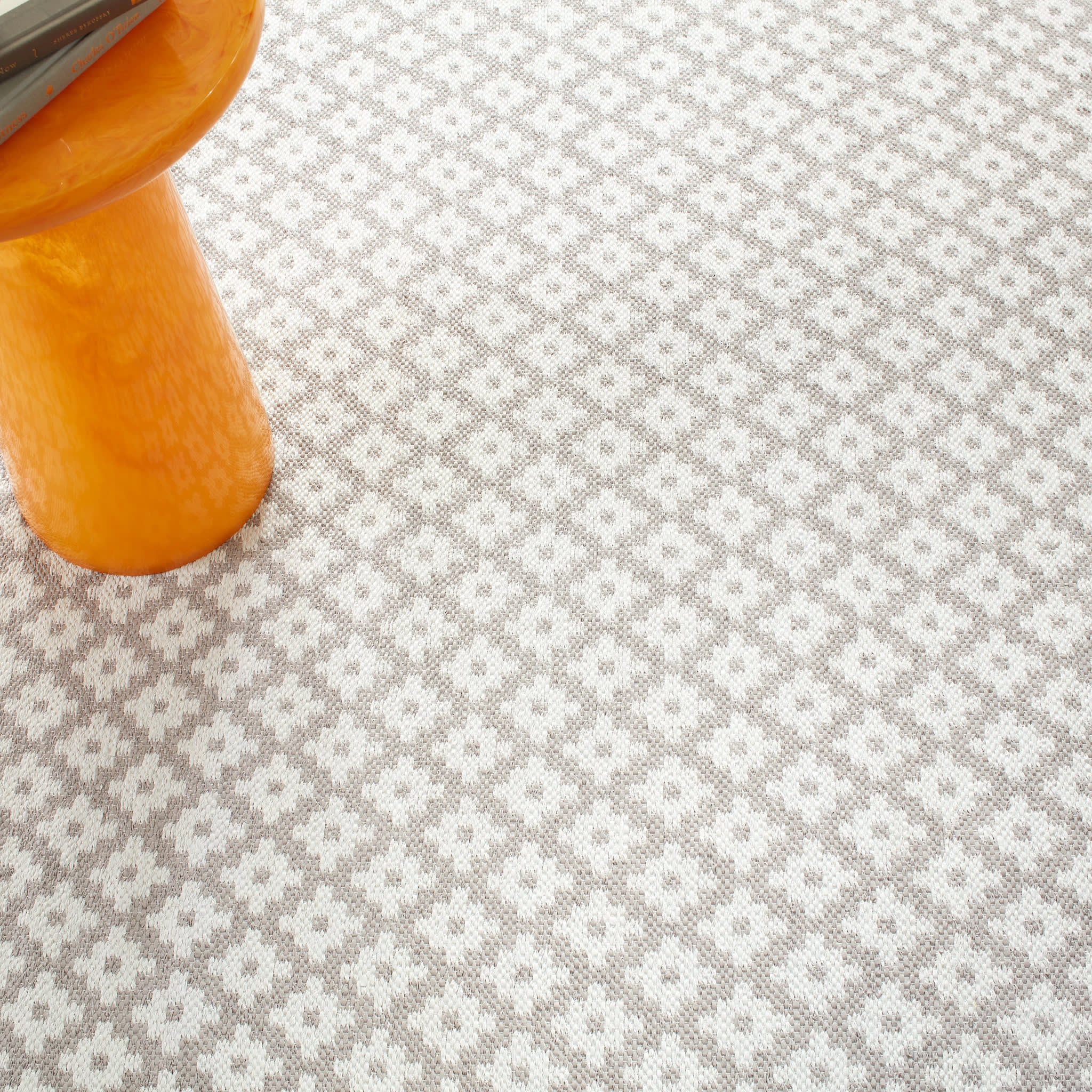 Samode Handwoven Indoor/Outdoor Rug | Grey - Image 3