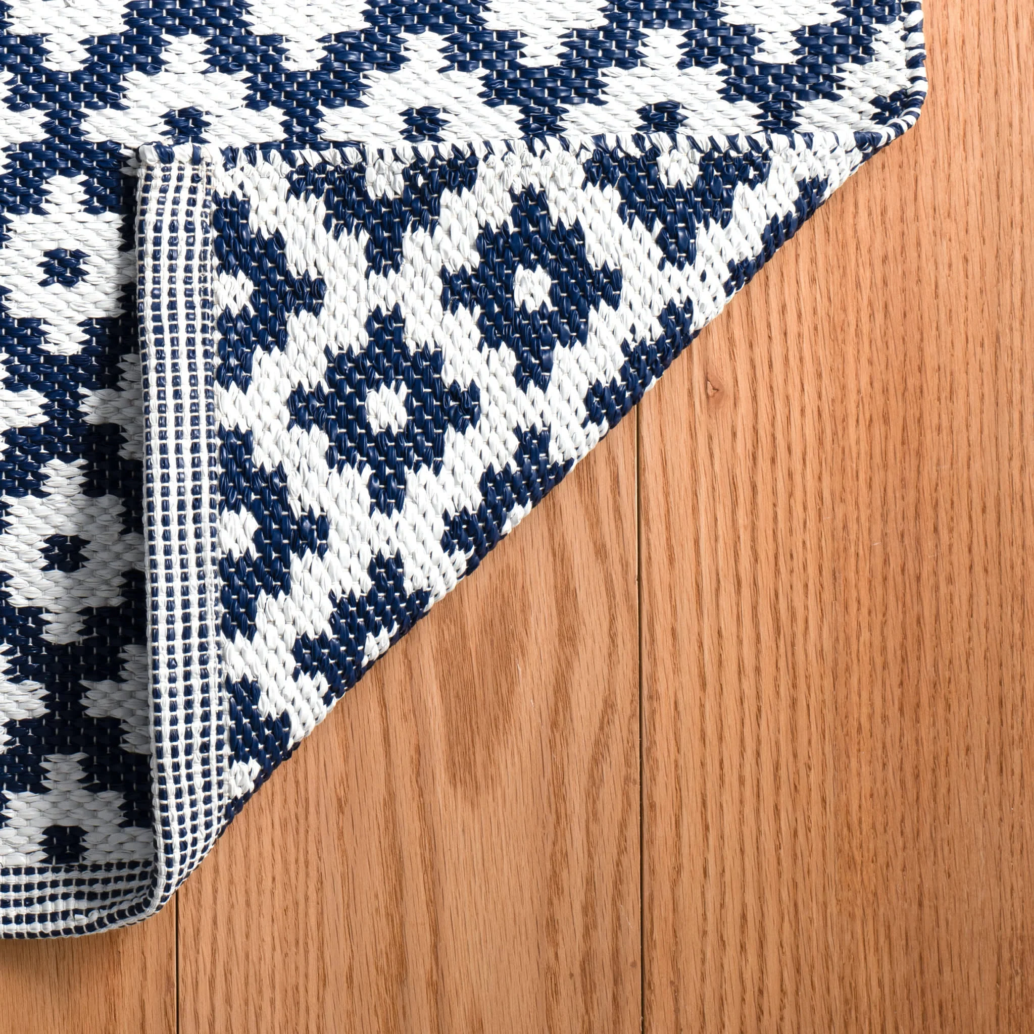 Samode Handwoven Indoor/Outdoor Rug | Navy - Image 5