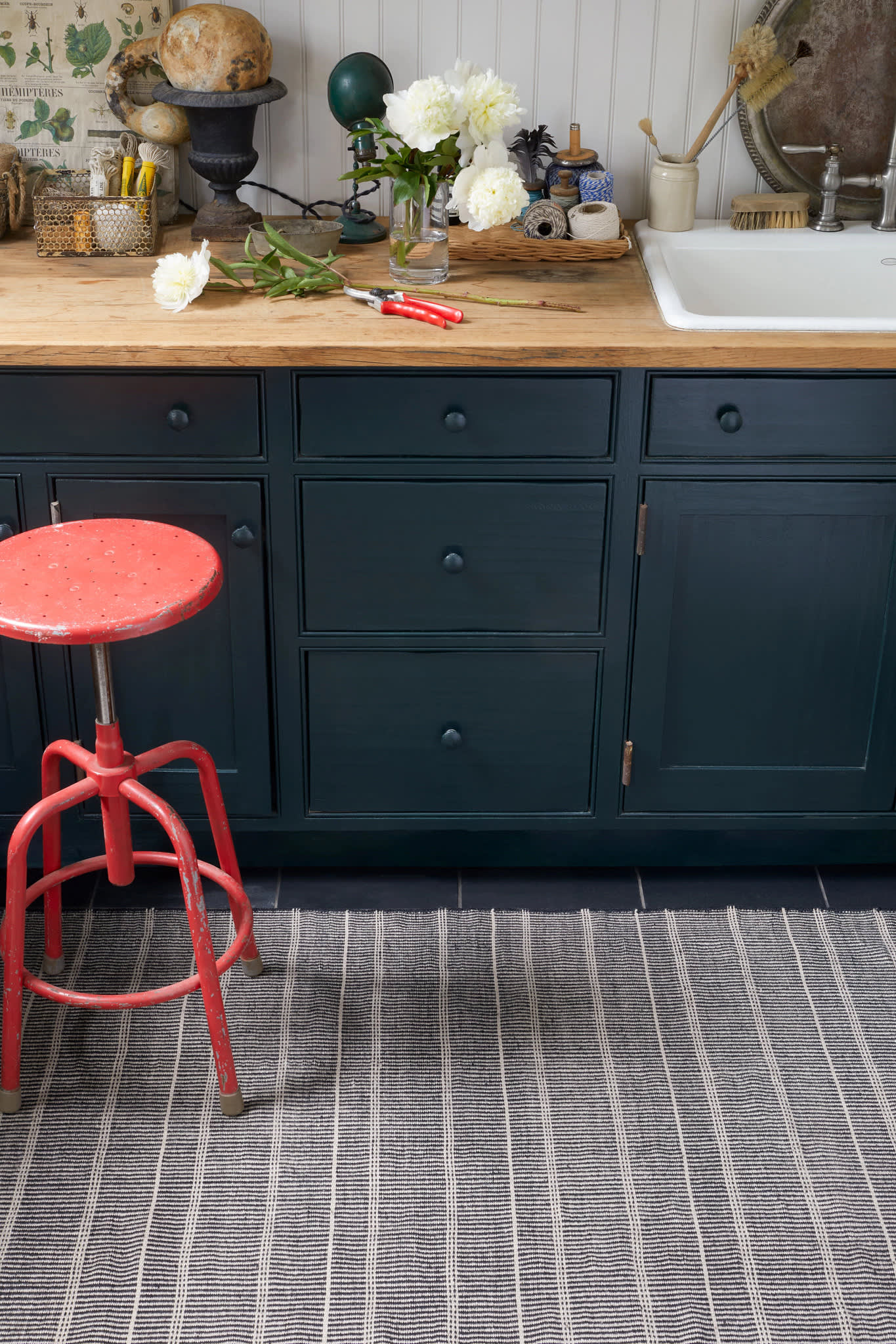 Samson Handwoven Indoor/Outdoor Custom Rug by Bunny Williams | Black - Image 4