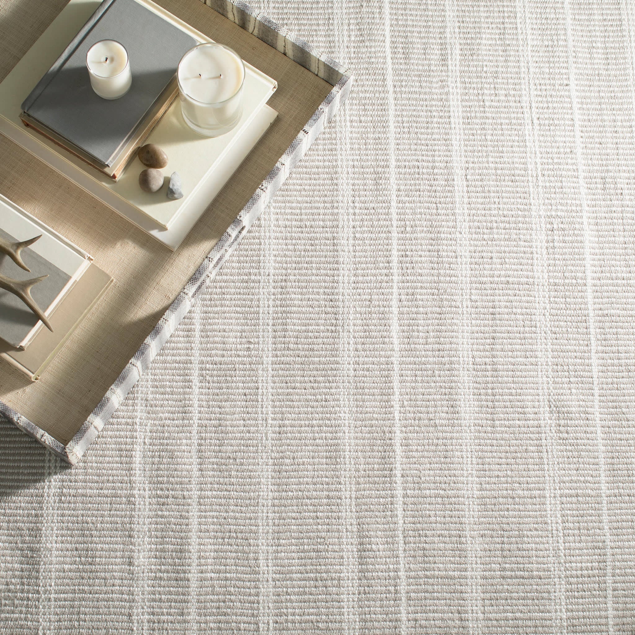 Samson Handwoven Indoor/Outdoor Custom Rug by Bunny Williams | Grey - Image 5