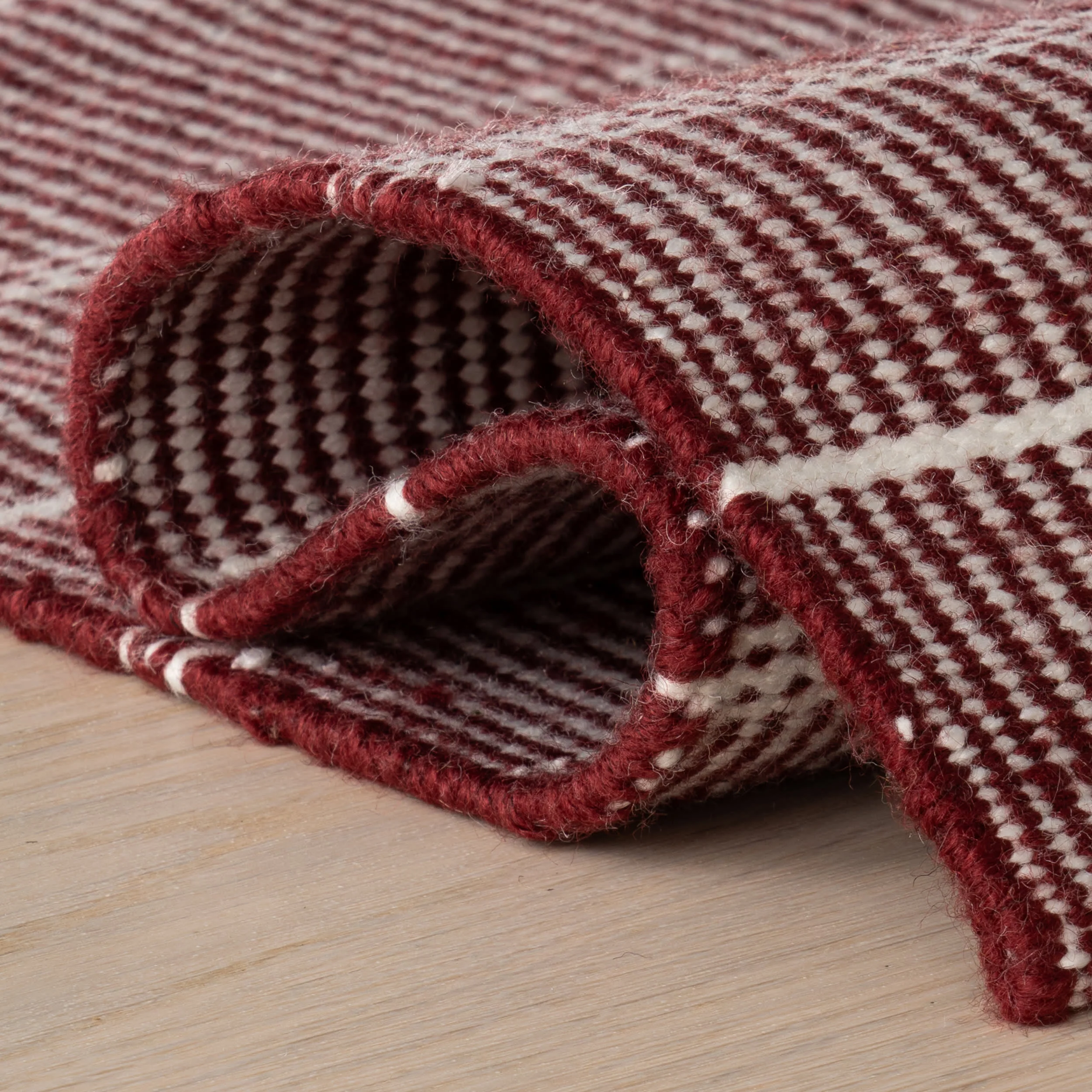 Samson Handwoven Indoor/Outdoor Custom Rug by Bunny Williams | Red - Image 3