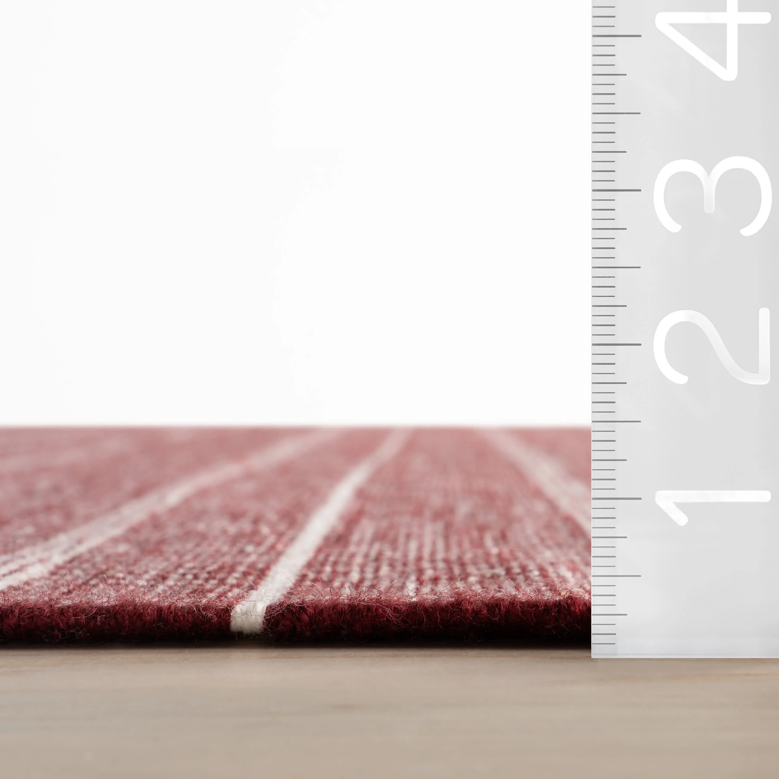 Samson Handwoven Indoor/Outdoor Custom Rug by Bunny Williams | Red - Image 5