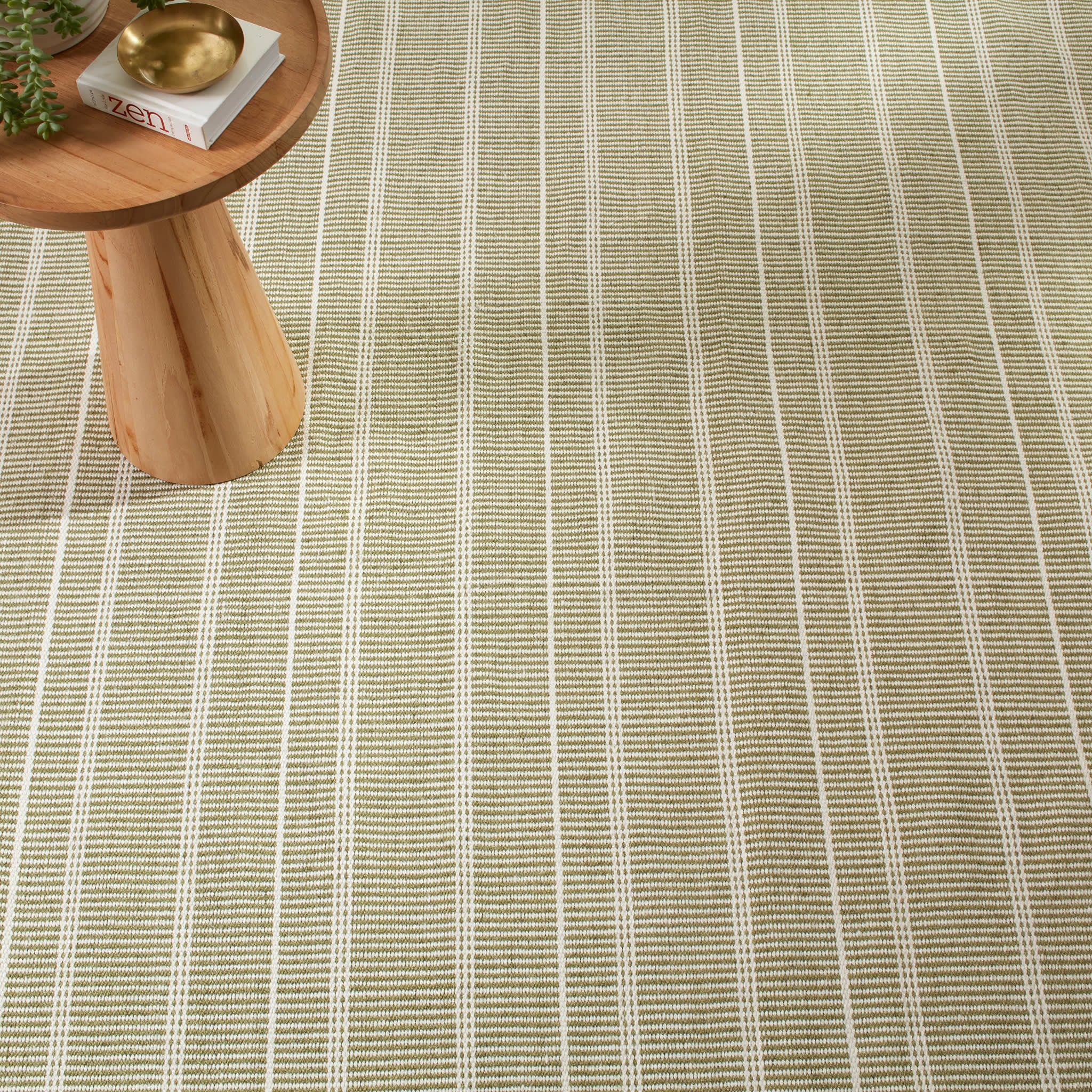 Samson Handwoven Indoor/Outdoor Custom Rug by Bunny Williams | Sage - Image 2