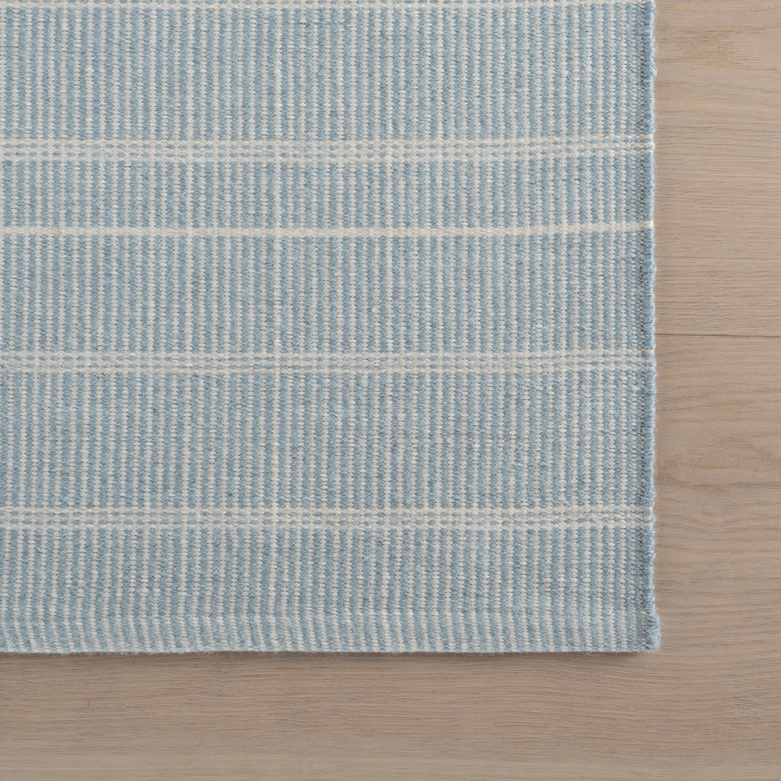 Samson Handwoven Indoor/Outdoor Custom Rug by Bunny Williams | Swedish Blue - Image 6
