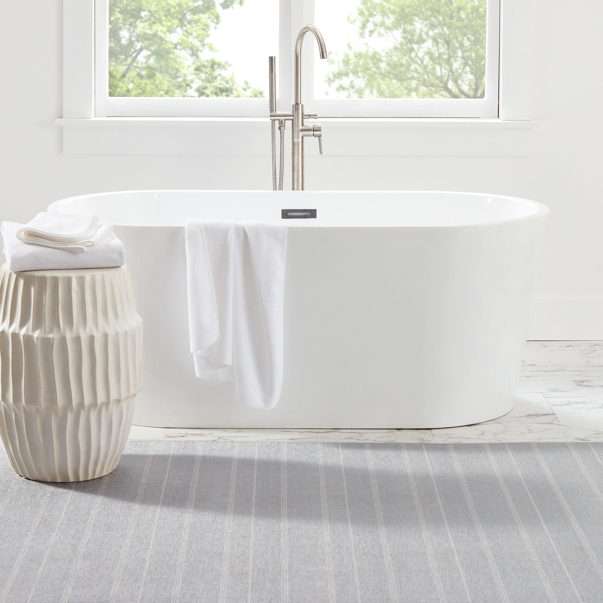 Samson Machine Washable Rug by Bunny Williams | Grey - Image 2