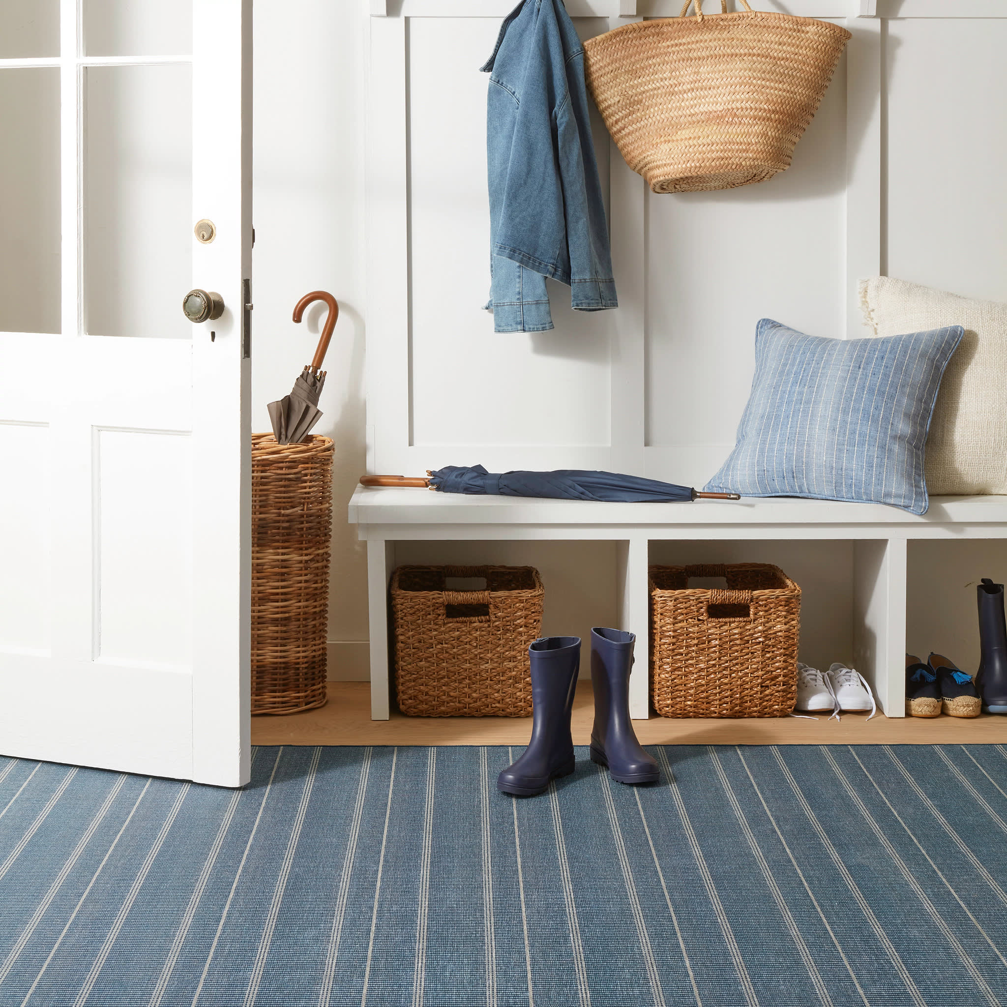 Samson Machine Washable Rug by Bunny Williams | Navy - Image 2