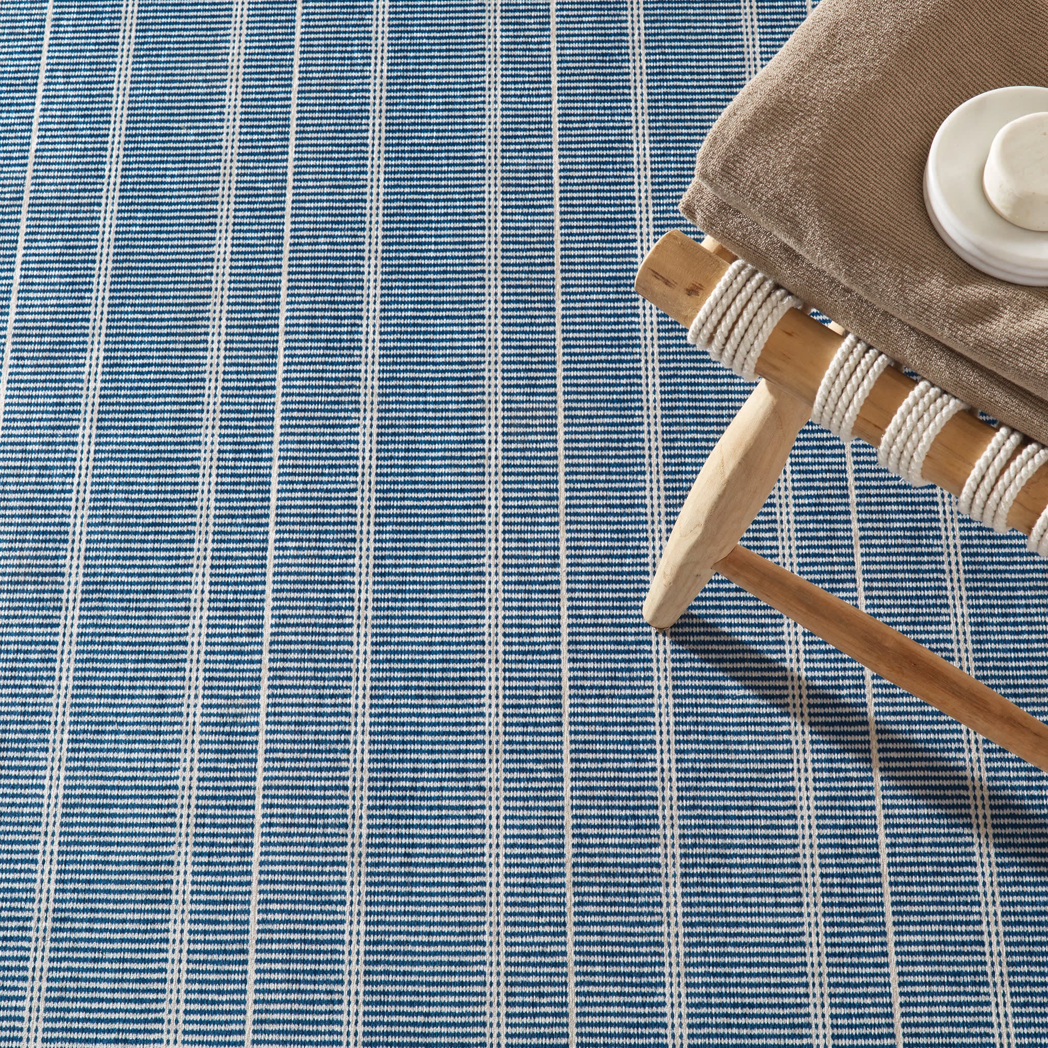 Samson Machine Washable Rug by Bunny Williams | Navy - Image 3