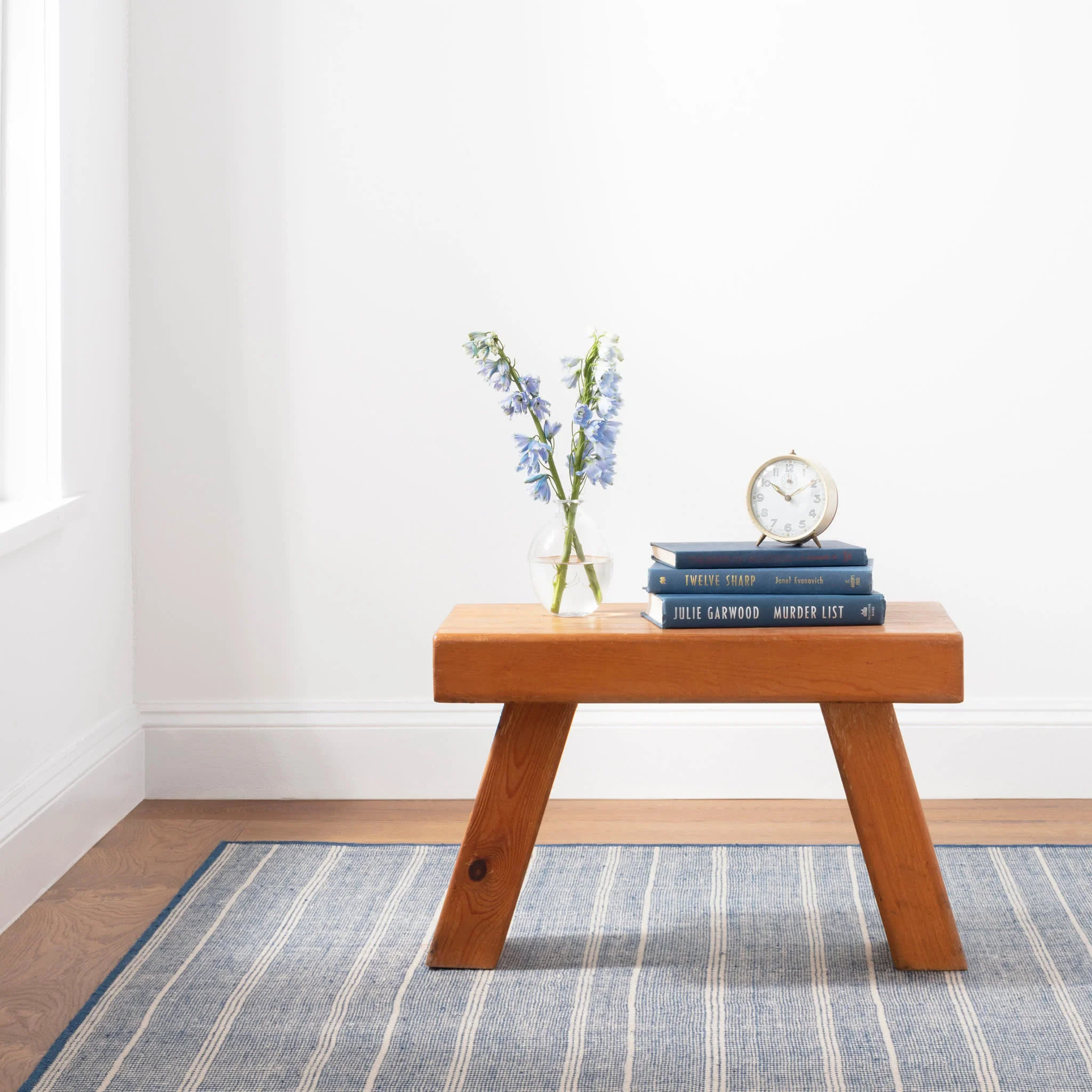 Samson Handwoven Indoor/Outdoor Custom Rug by Bunny Williams | Navy - Image 2