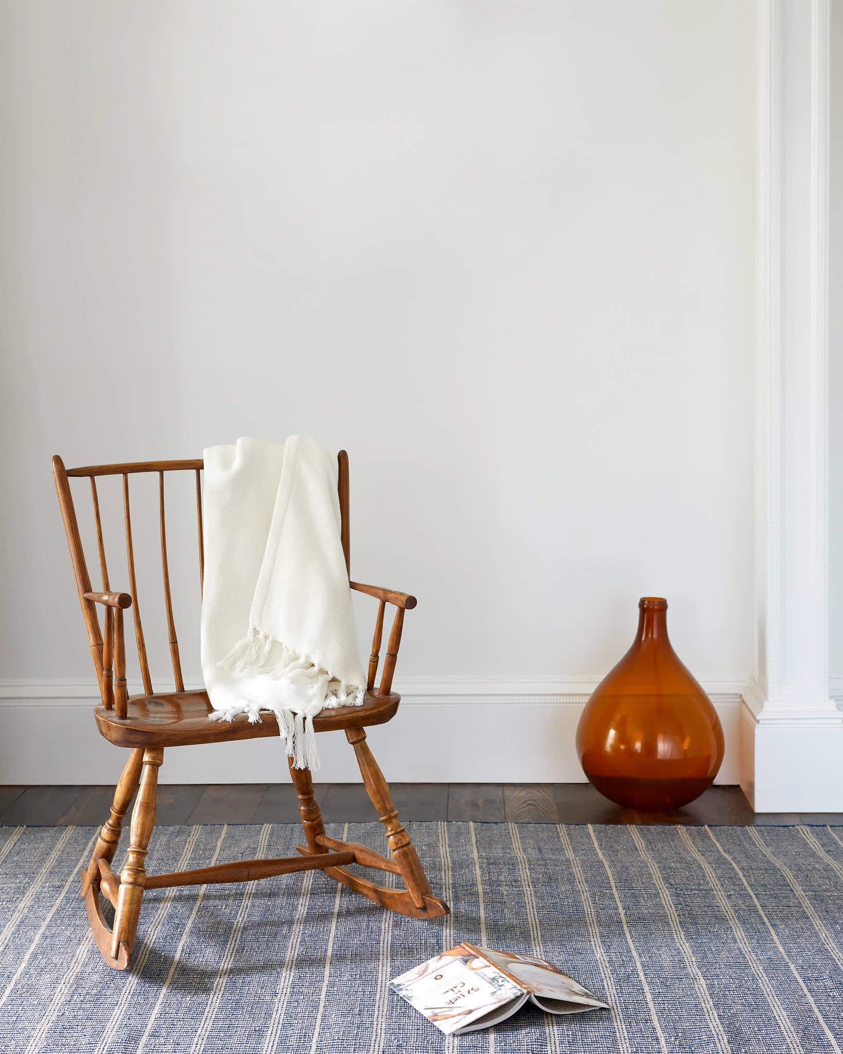 Samson Handwoven Indoor/Outdoor Custom Rug by Bunny Williams | Navy - Image 5