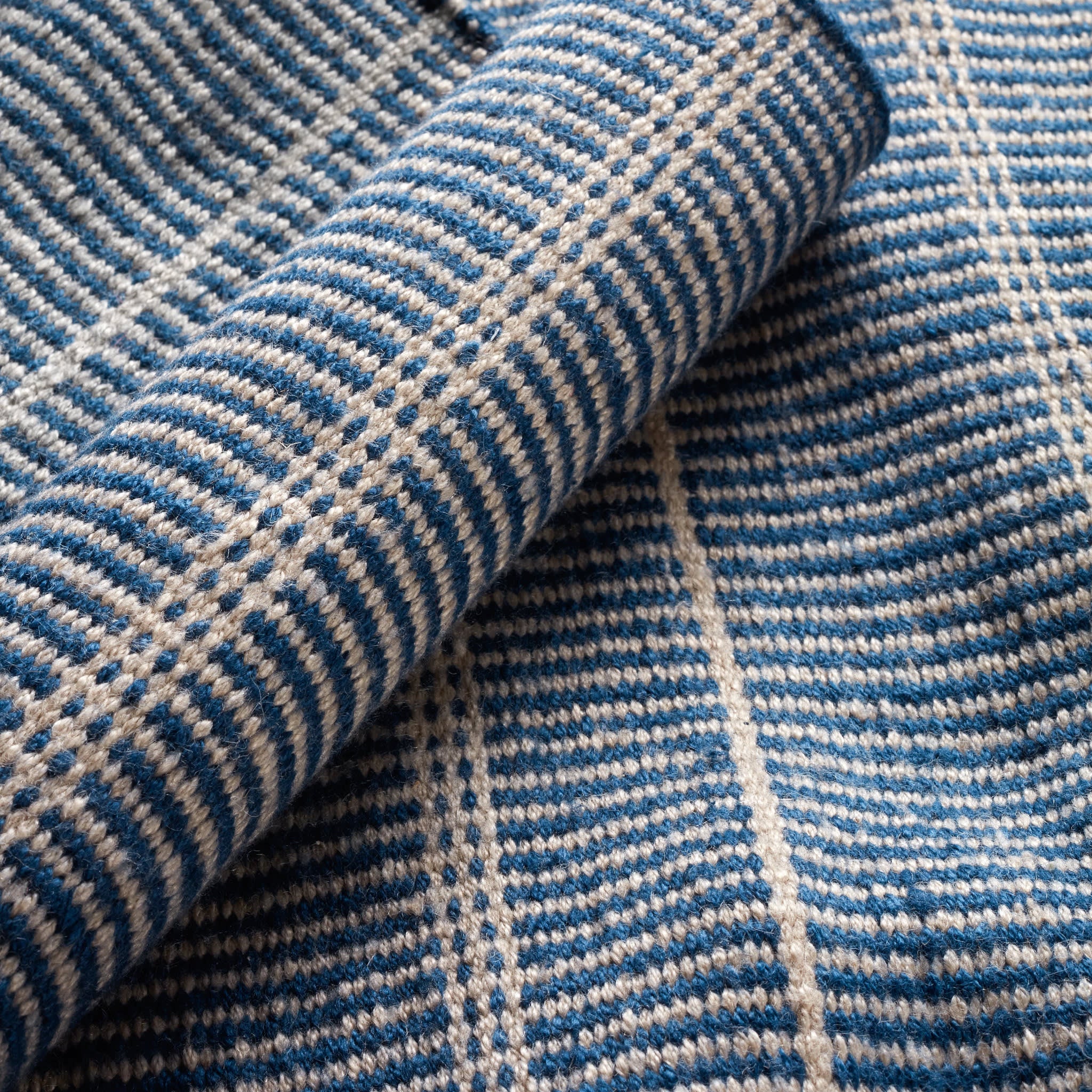 Samson Handwoven Indoor/Outdoor Custom Rug by Bunny Williams | Navy - Image 7