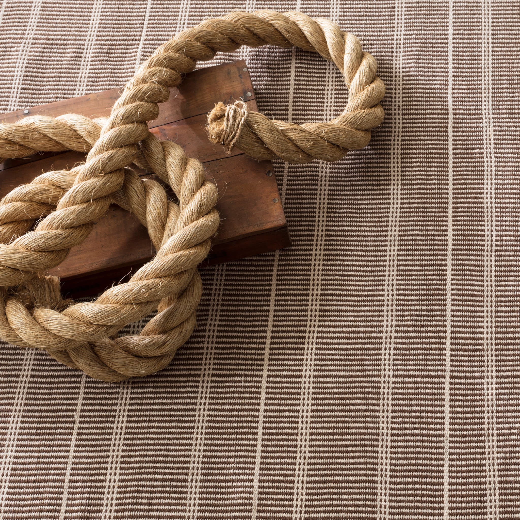 Samson Handwoven Indoor/Outdoor Custom Rug by Bunny Williams | Oak - Image 4