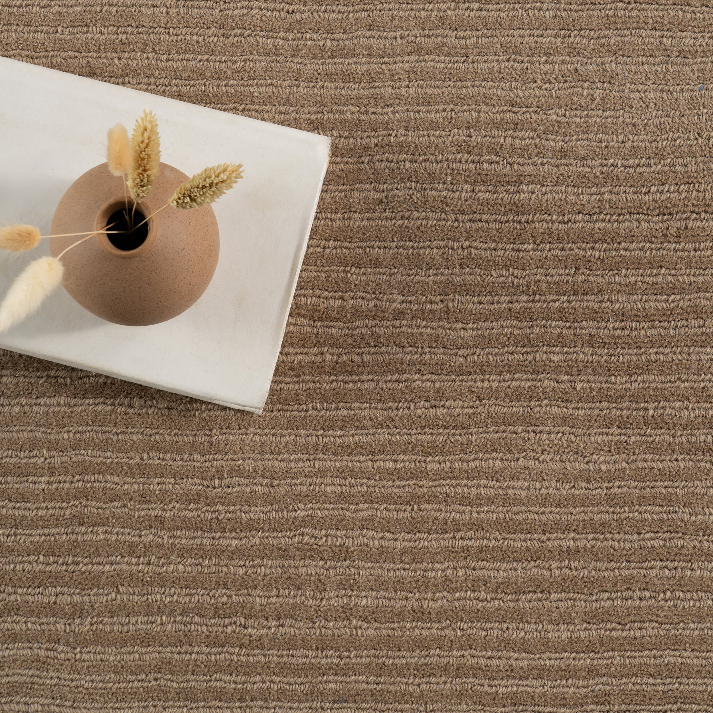 Sanami Striped Bohemian Rug | Fawn - Image 3