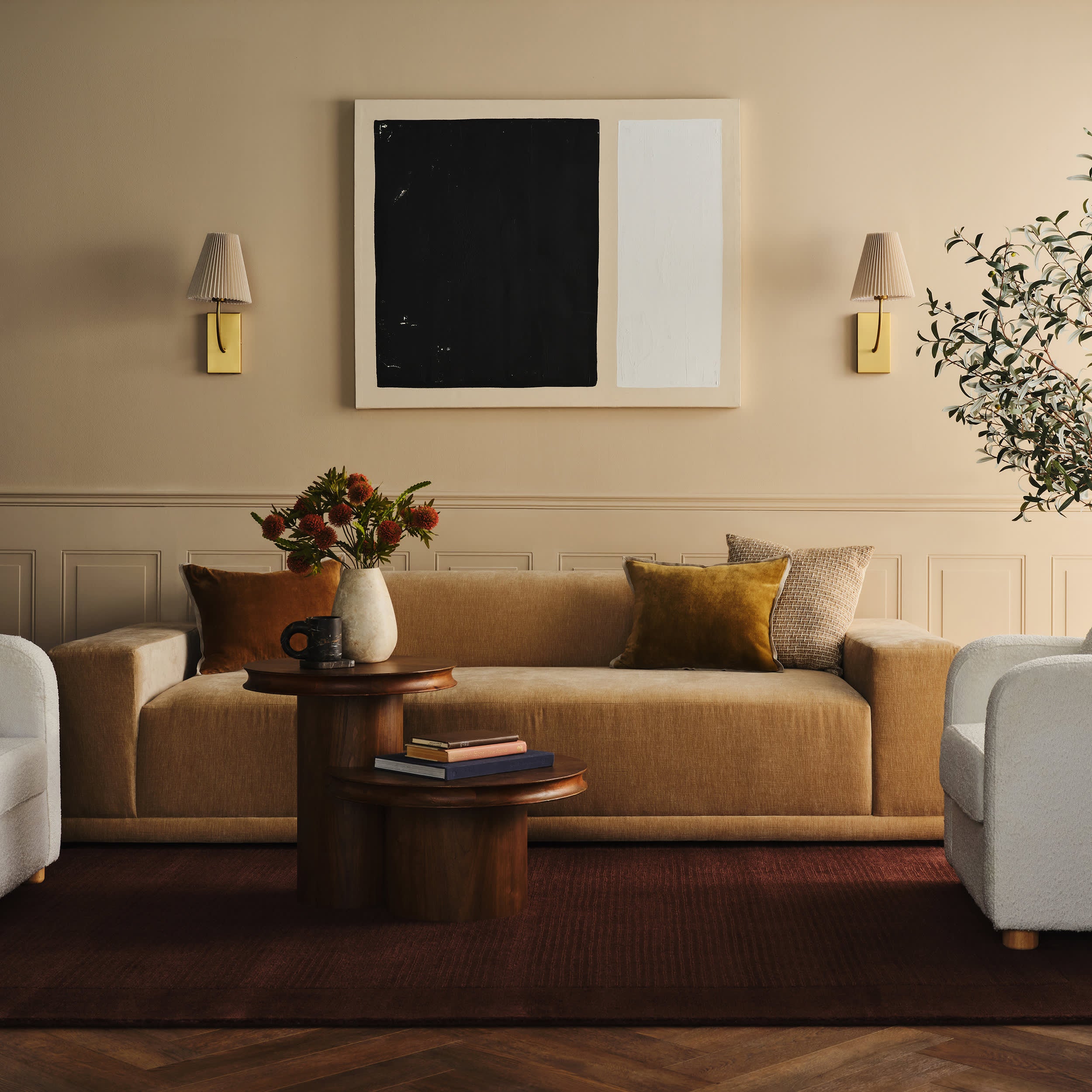 Sanami Striped Bohemian Rug | Truffle Brown - Image 2