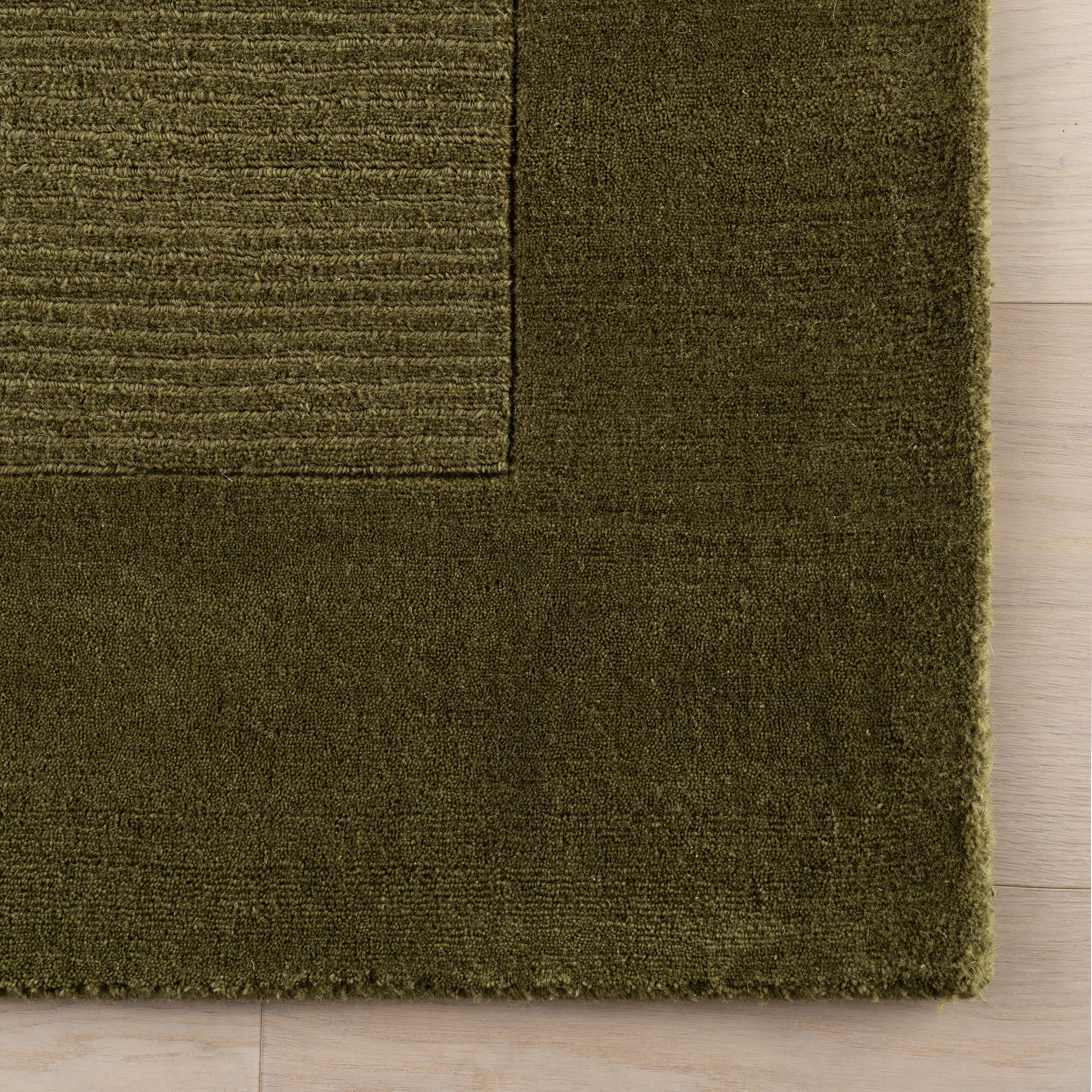 Sanami Striped Bohemian Rug | Verdant Green - Image 8