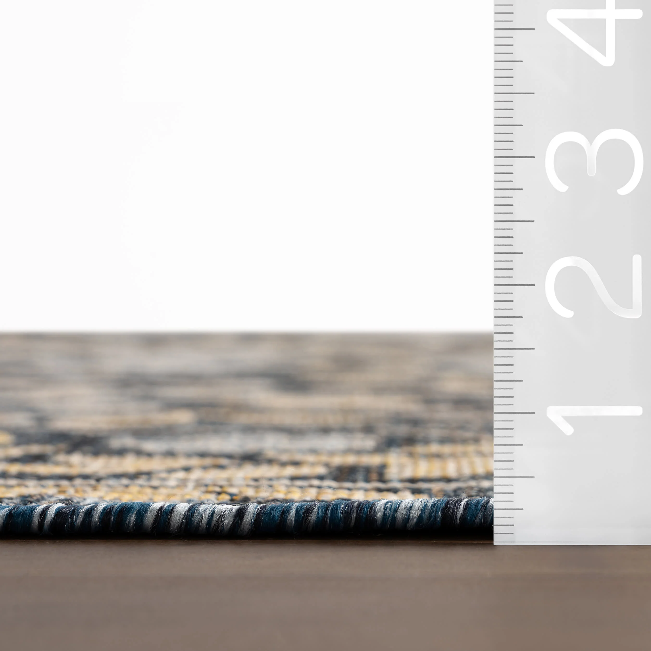 Sanaya Transitional Floral Indoor/Outdoor Rug | Navy - Image 5