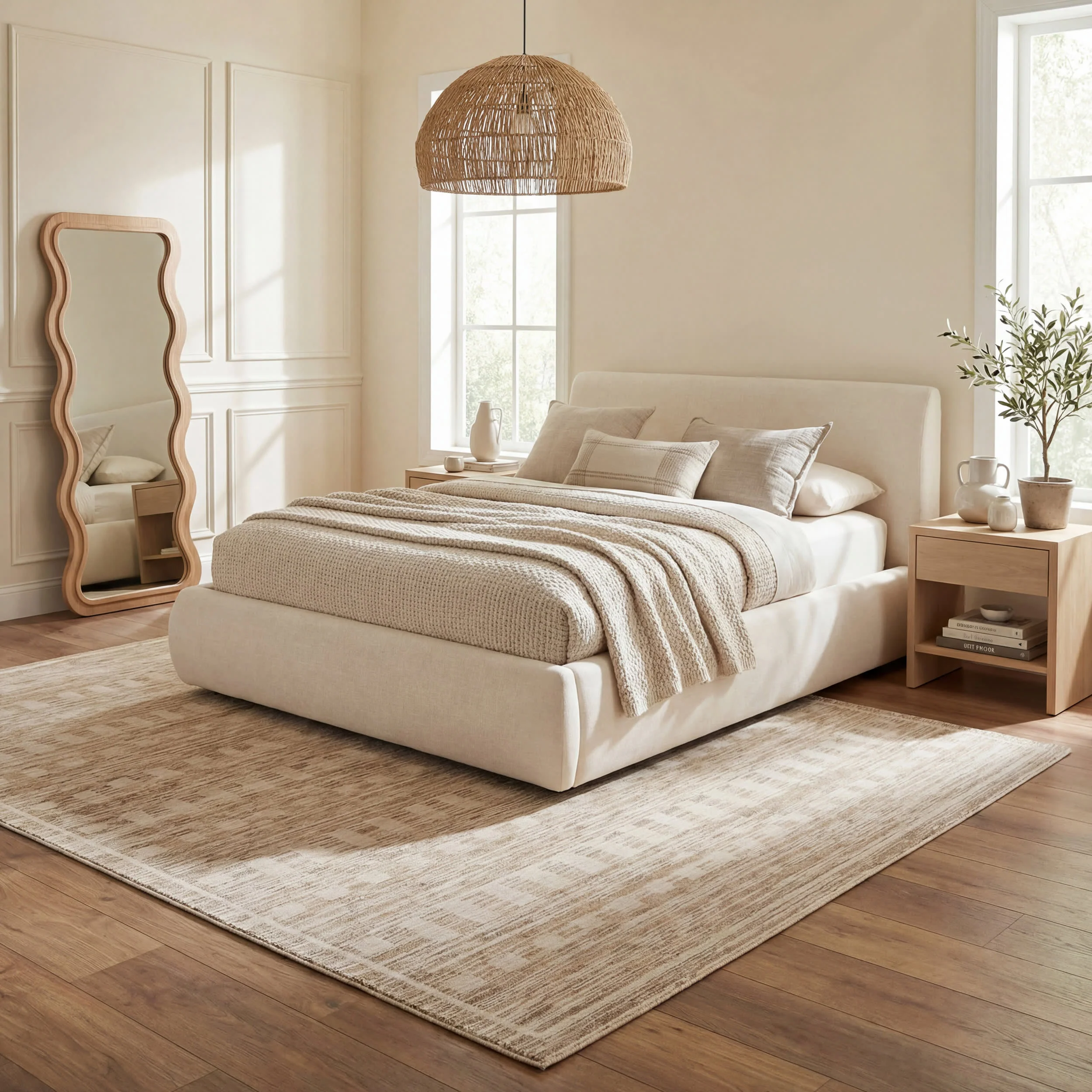 Sani Modern Southwestern Rug | Brown - Image 10
