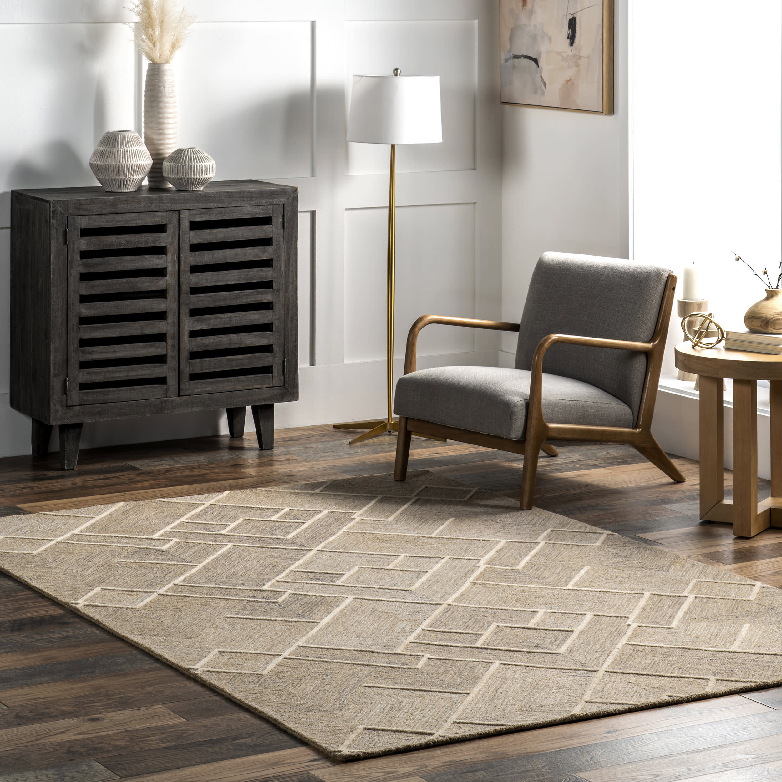 Sansa Maze Rug | Natural - Image 2