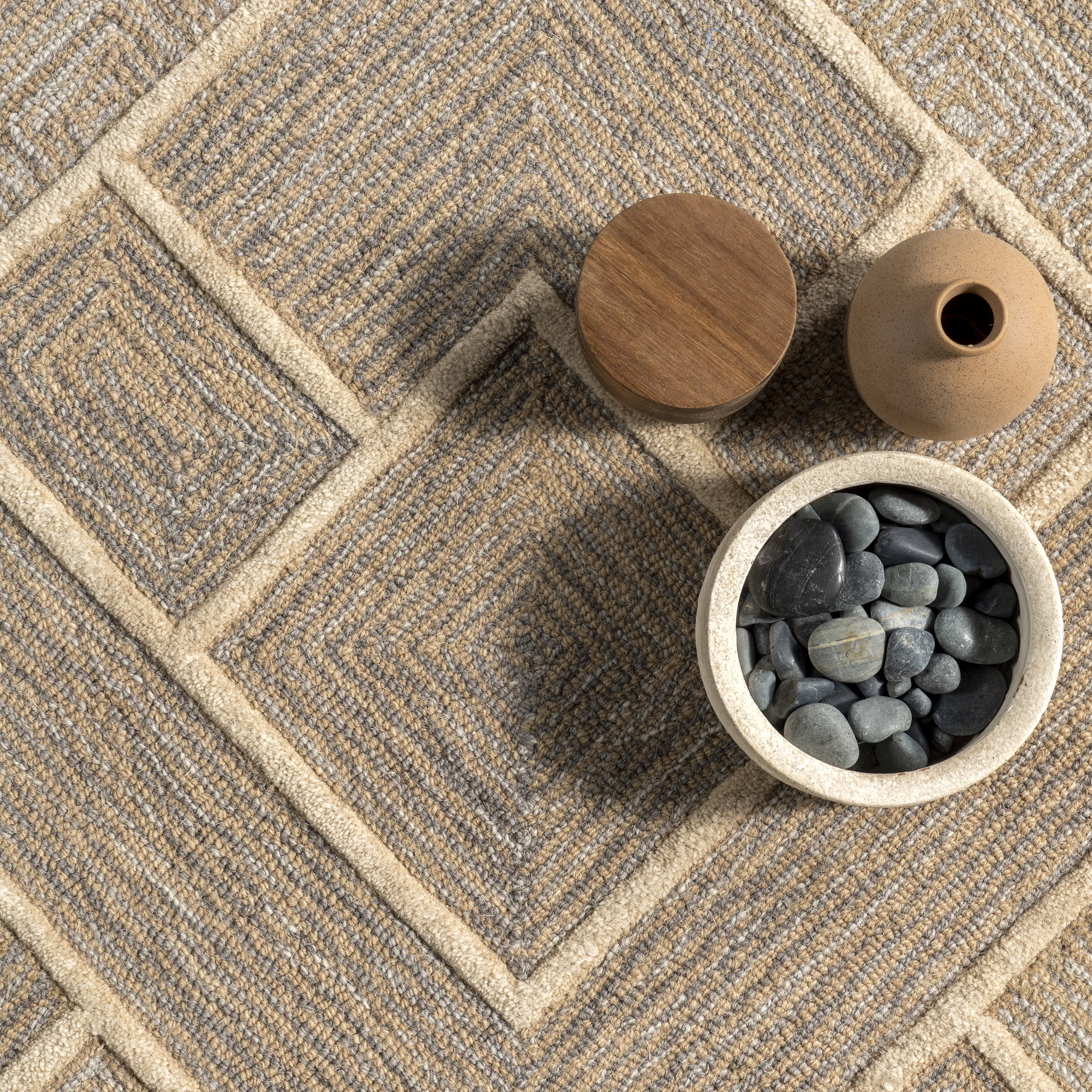 Sansa Maze Rug | Natural - Image 7