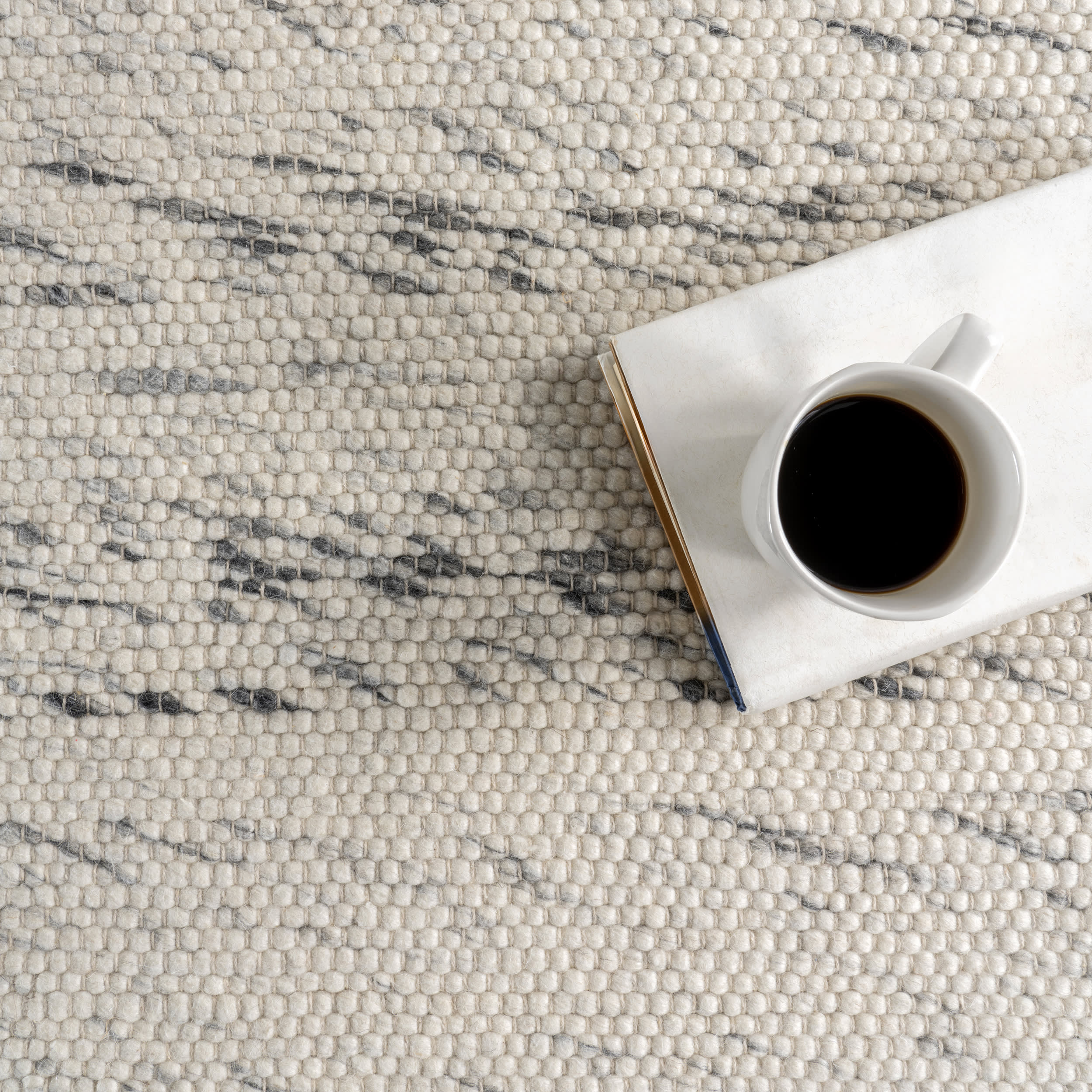 Santa Ynez Marled Rug | Ivory - Image 7