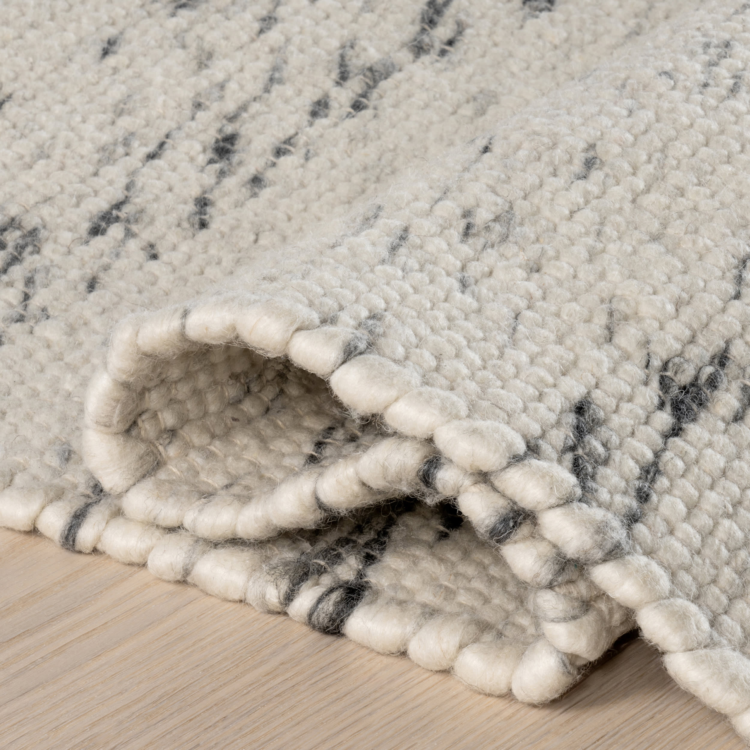 Santa Ynez Marled Rug | Ivory - Image 8