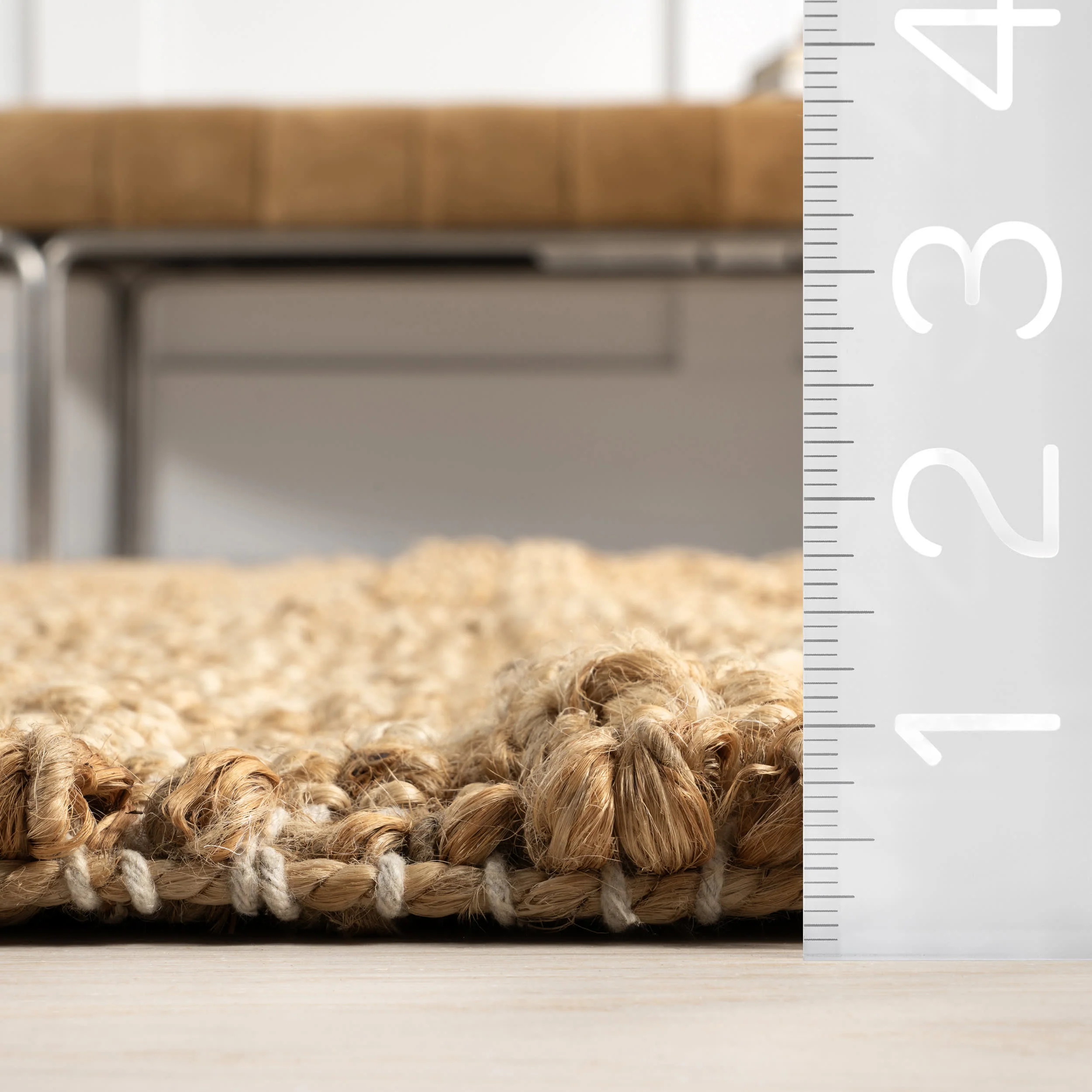 Sara Rustic Jute-Blend Rug | Natural - Image 5