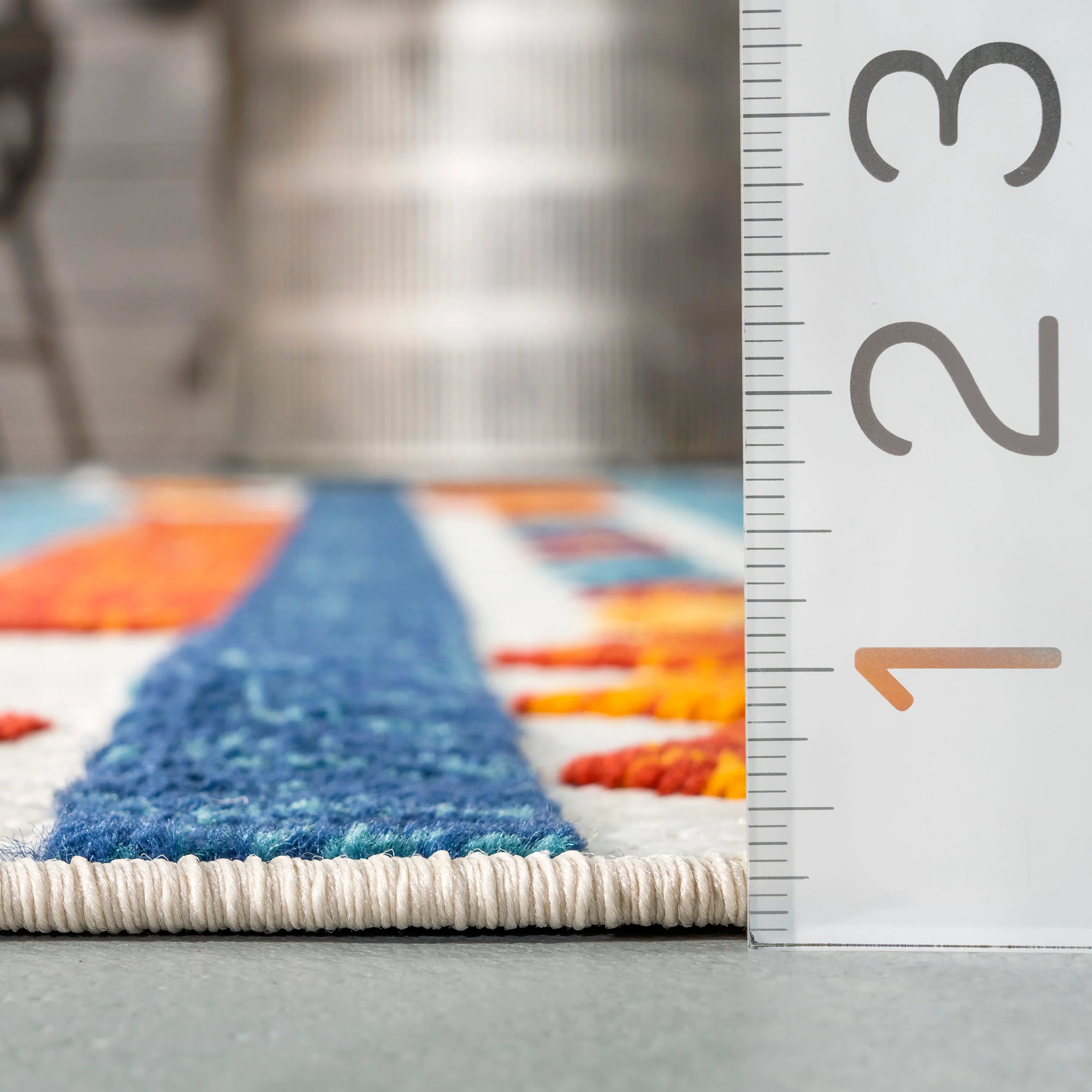 Sarah Abstract Indoor/Outdoor Rug | Rust - Image 5