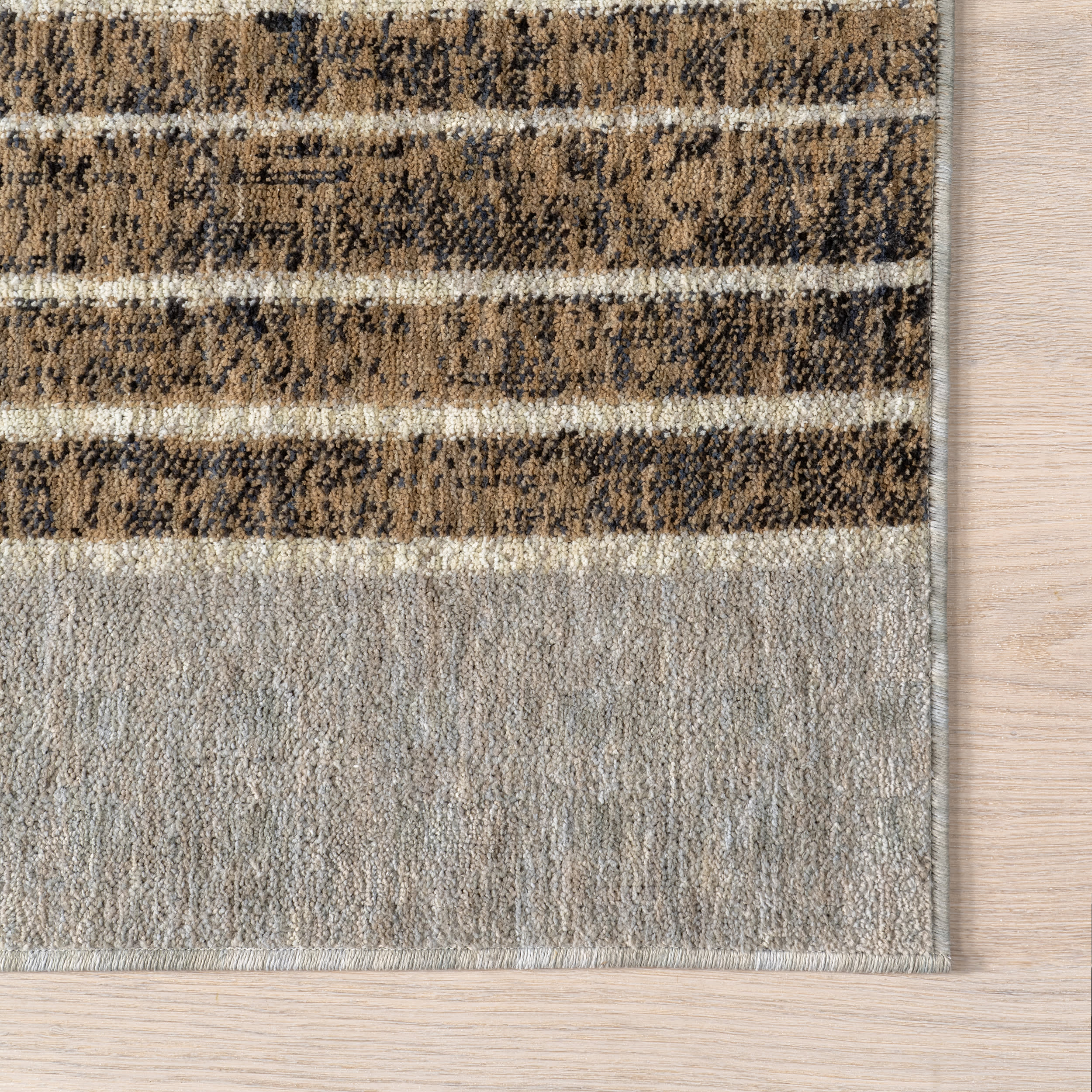Sarahi Modern Abstract Area Rug | Light Brown - Image 3