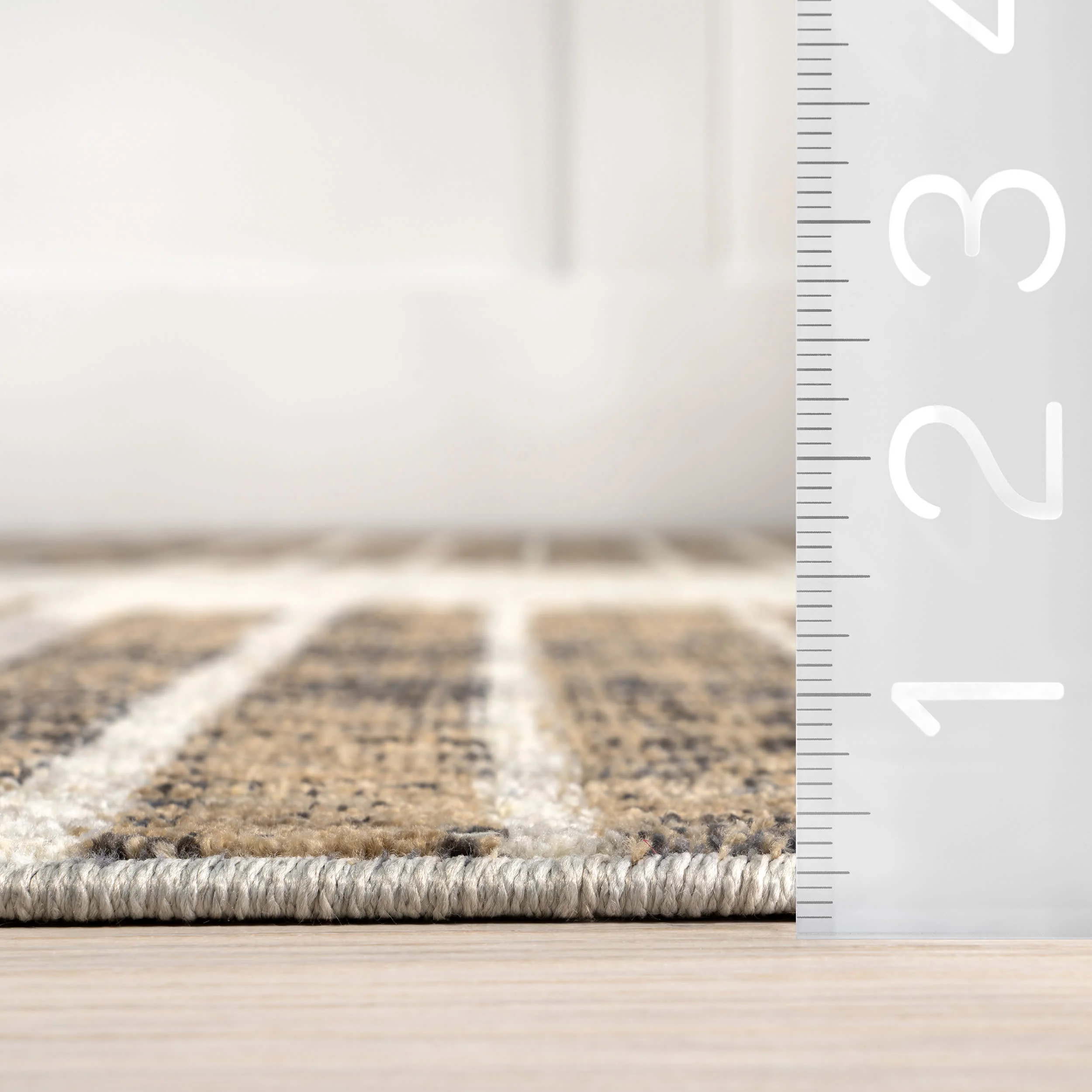 Sarahi Modern Abstract Area Rug | Light Brown - Image 5