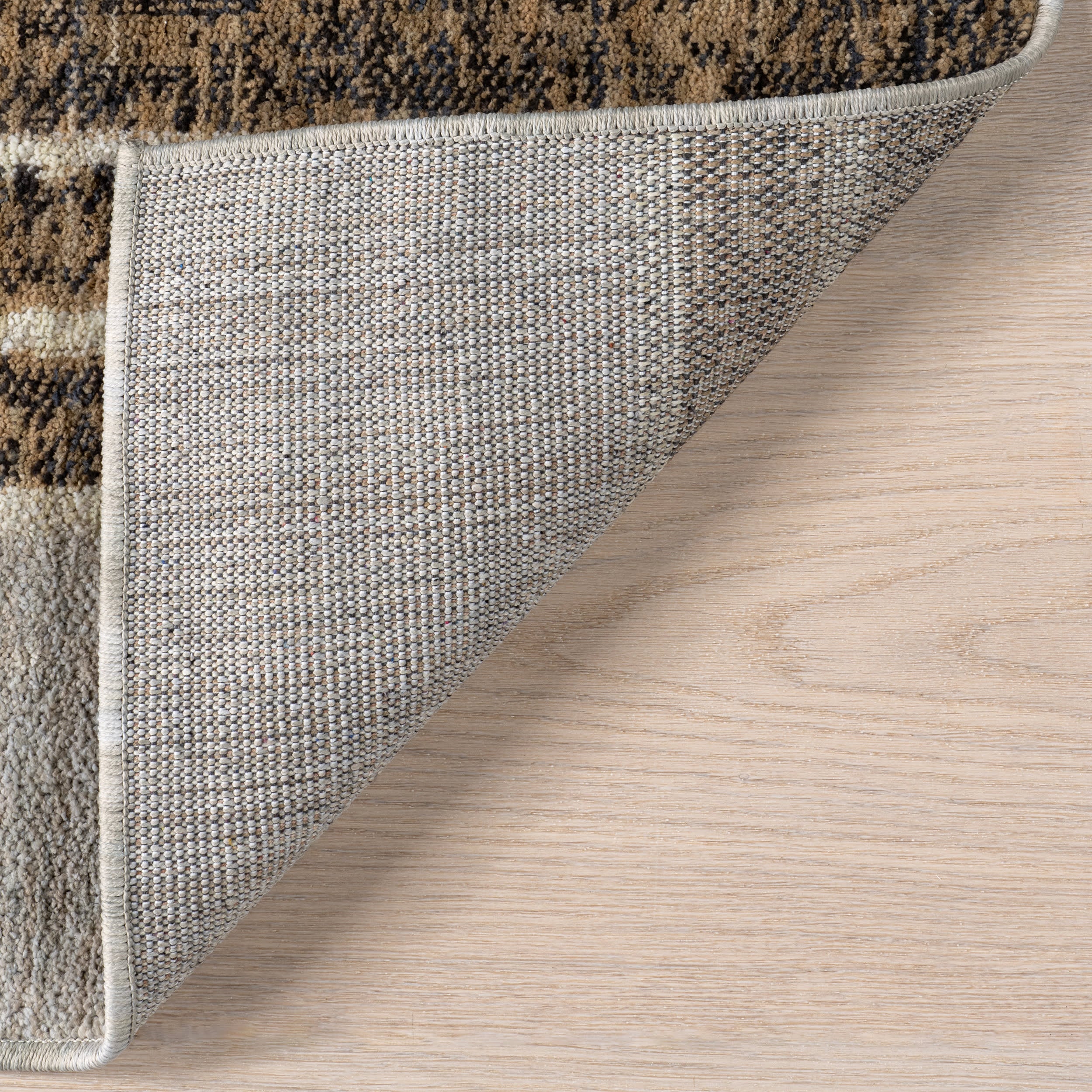 Sarahi Modern Abstract Area Rug | Light Brown - Image 6