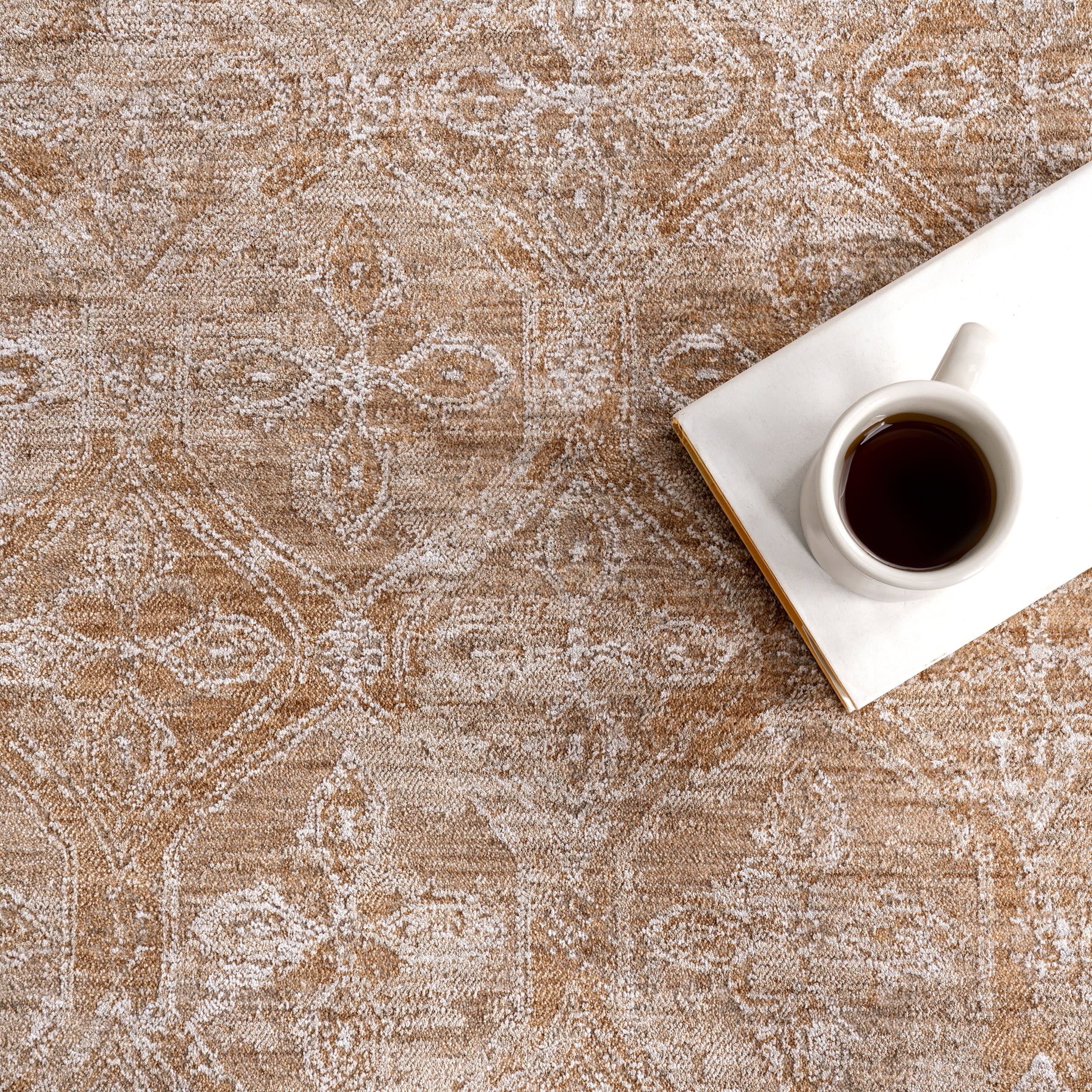 Sarahi Vintage Rug | Light Brown - Image 8