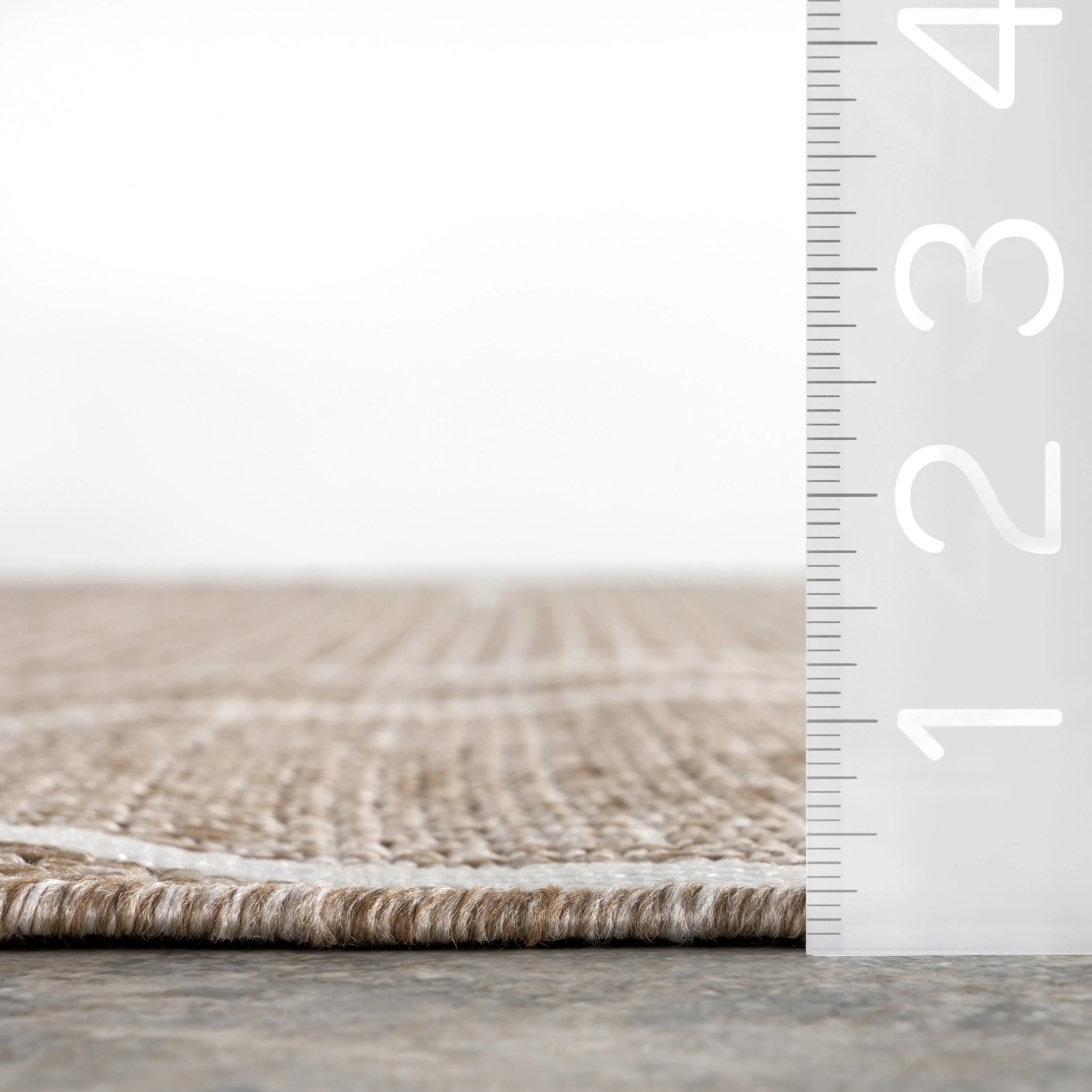 Sarai Geometric Shapes Indoor/Outdoor Rug | Beige - Image 6