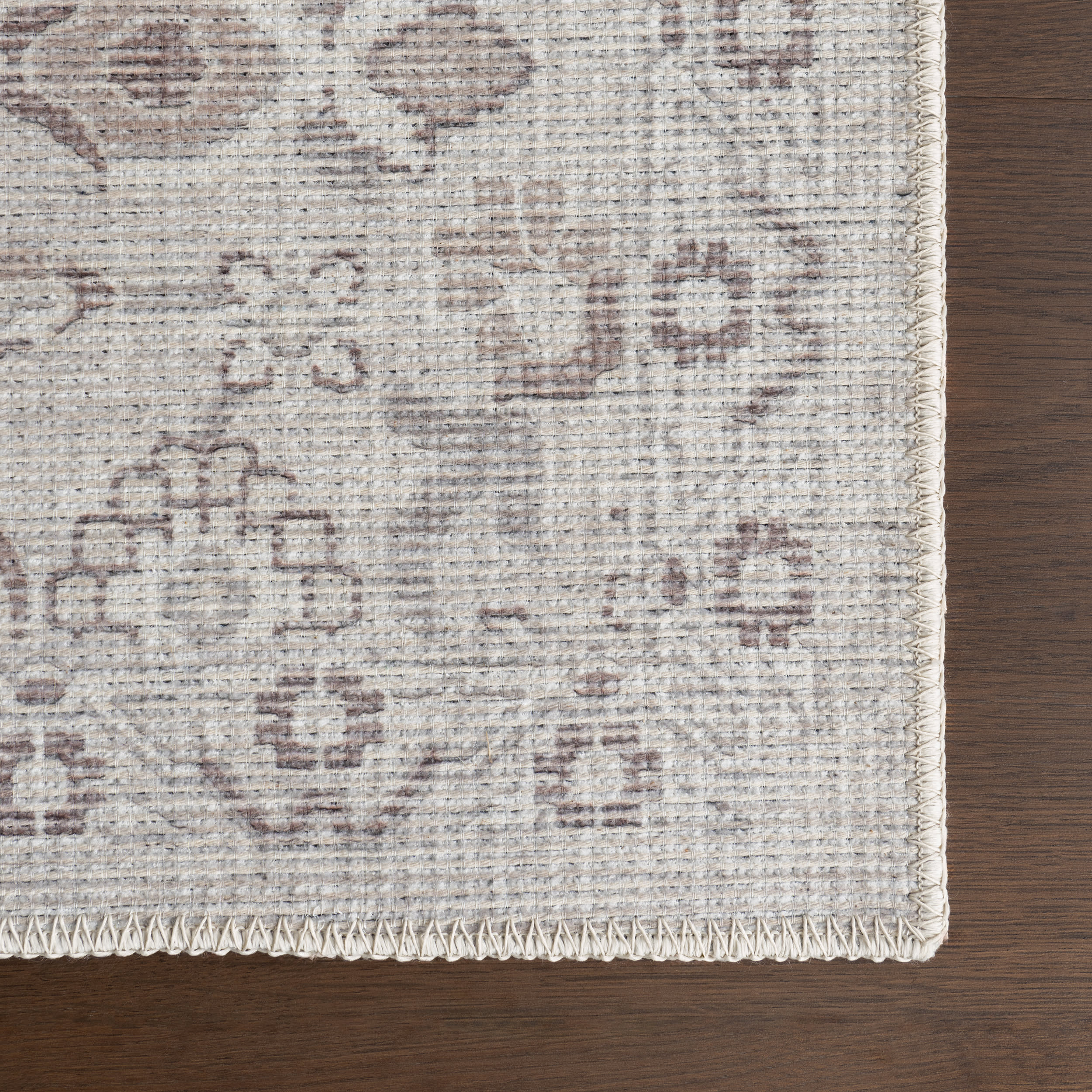 Sariyah Medallion Washable Rug | Taupe - Image 4