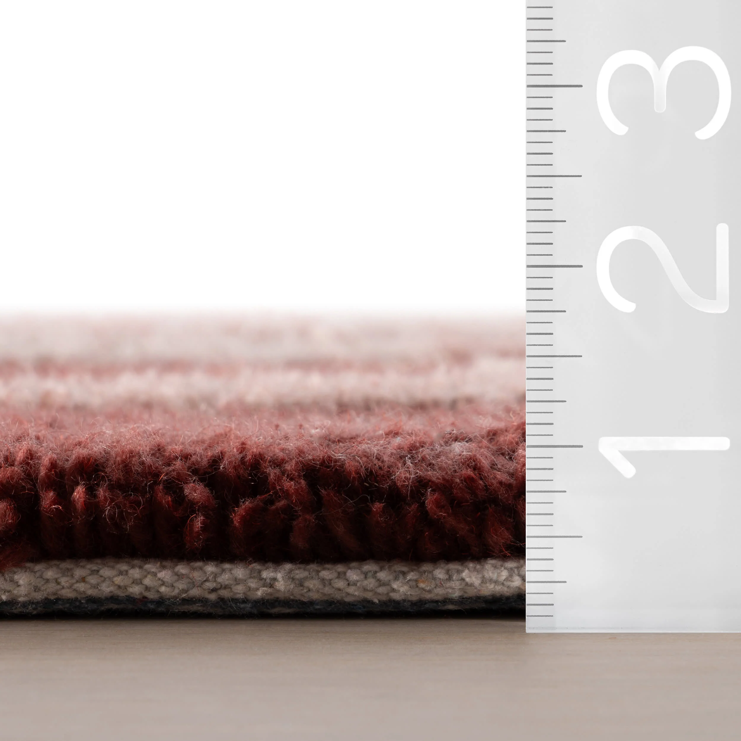 Sativae Geometric Rug | Maroon - Image 9