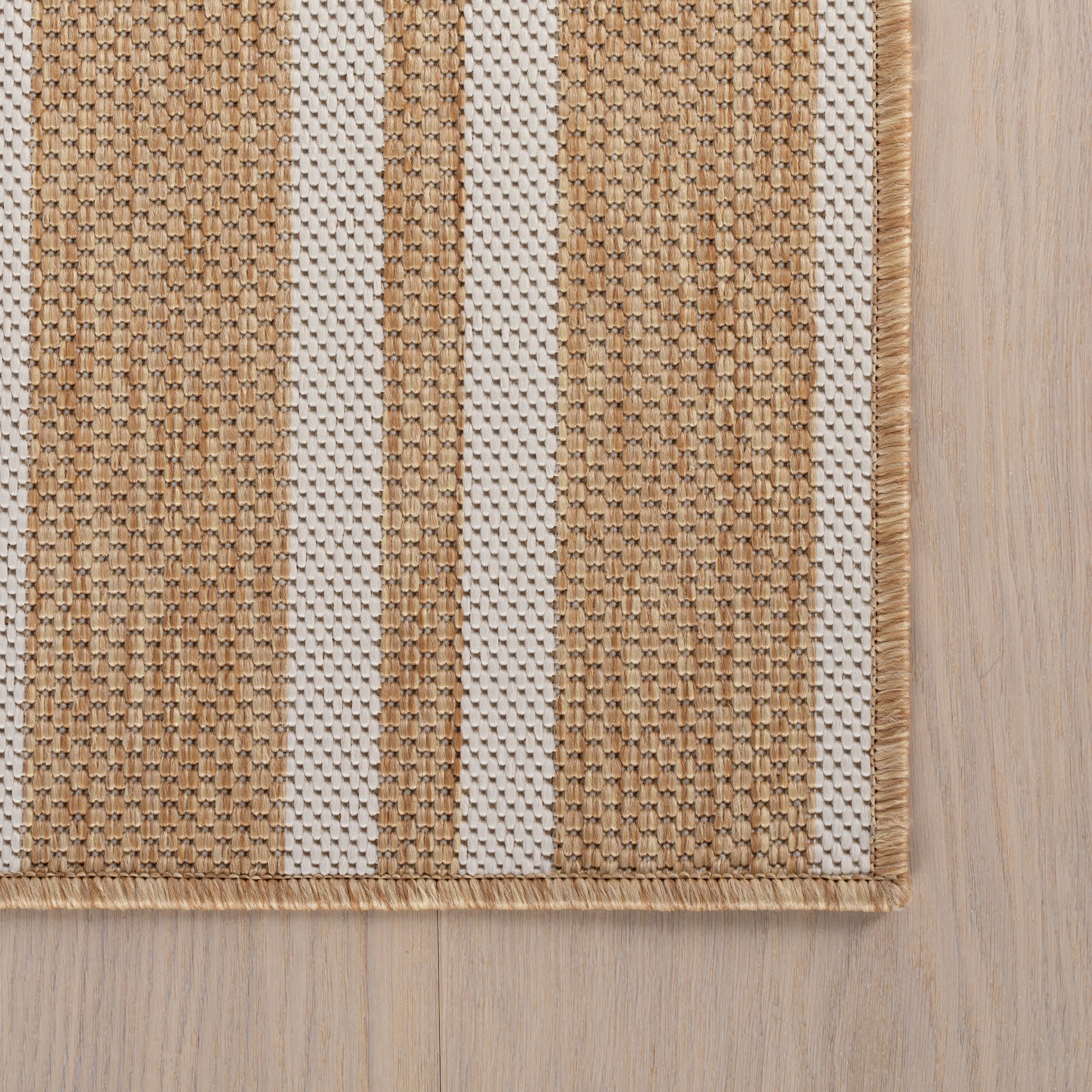 Saveta Modern Geometric Indoor/Outdoor Rug | Beige - Image 4