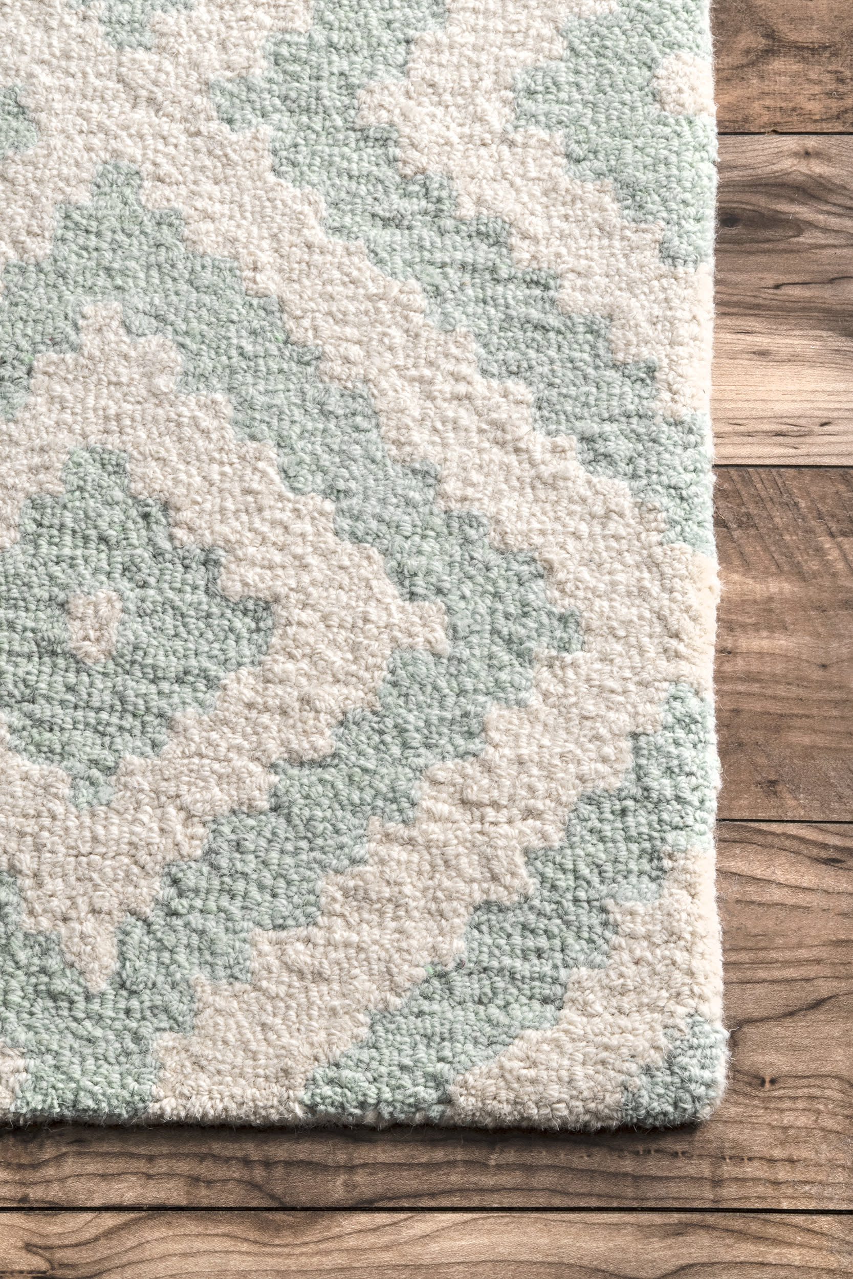 Scandinavia Diamond Rug | Aqua - Image 3