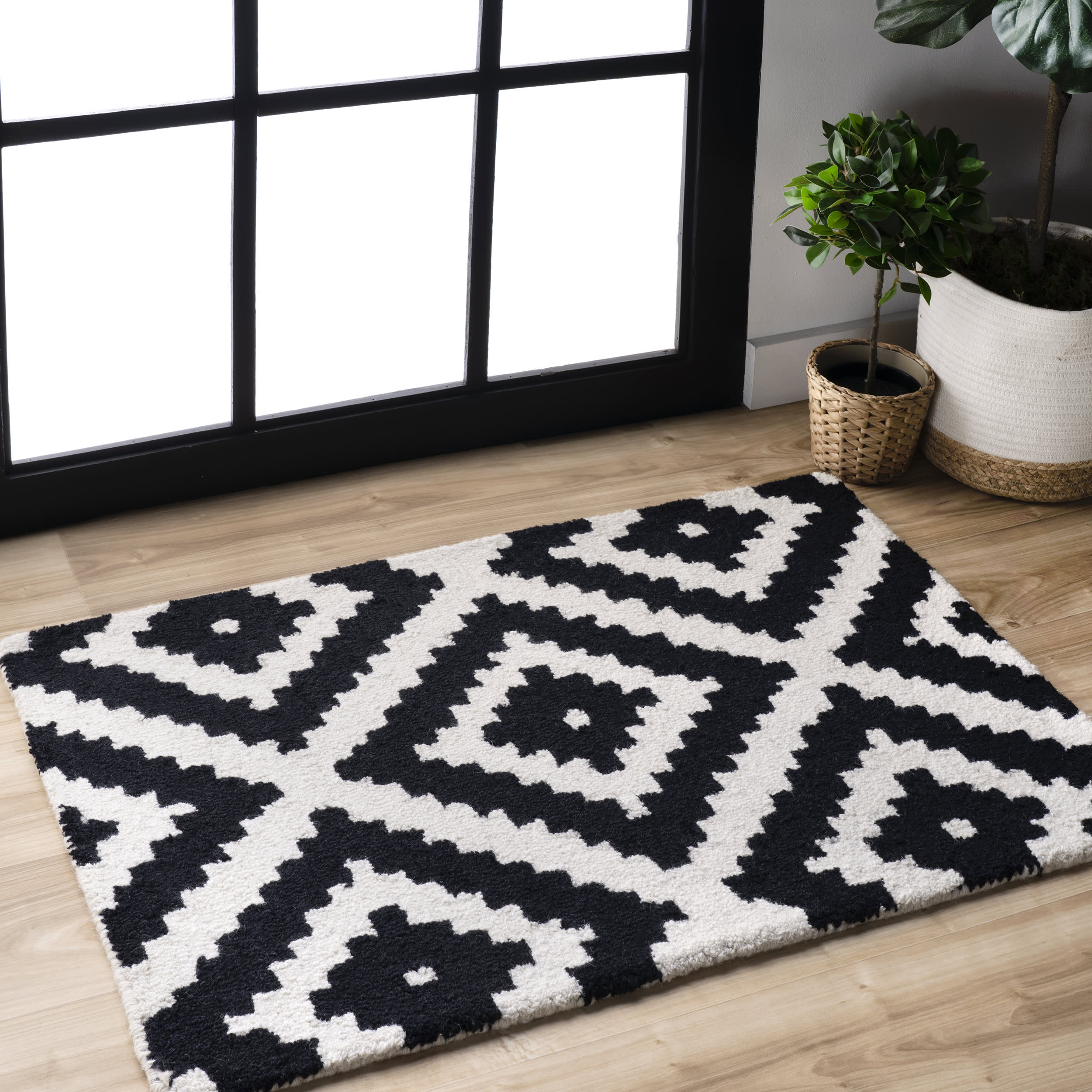 Scandinavia Diamond Rug | Beige - Image 7