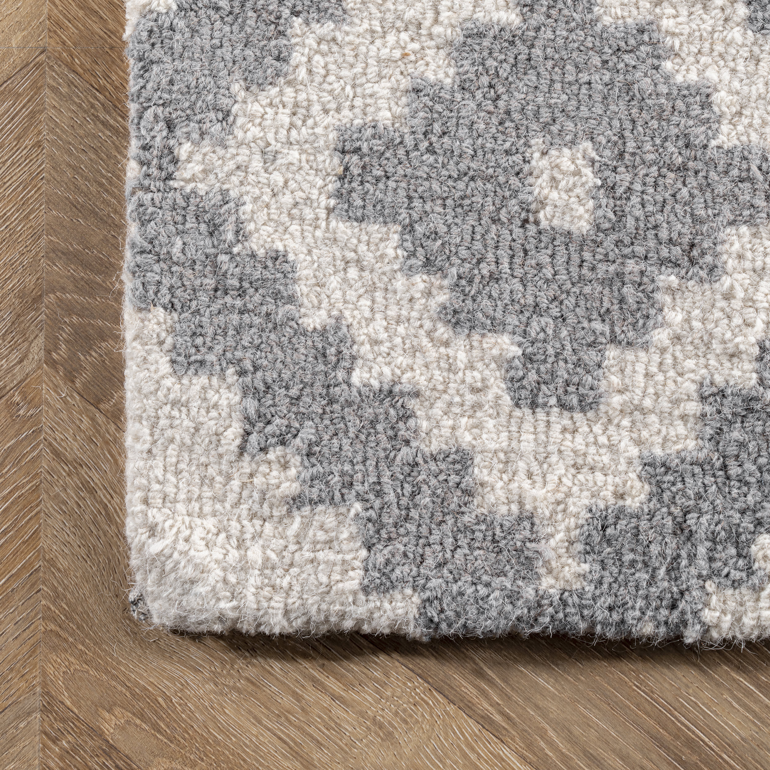 Scandinavia Diamond Rug | Grey - Image 3